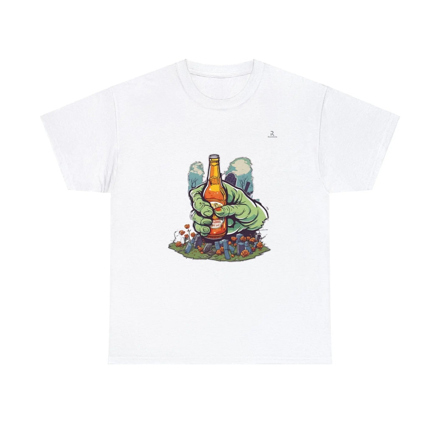 "A Zombie Aperitif: The Hand of Thirst at the Cemetery" (U.S) - RoosStyle Design