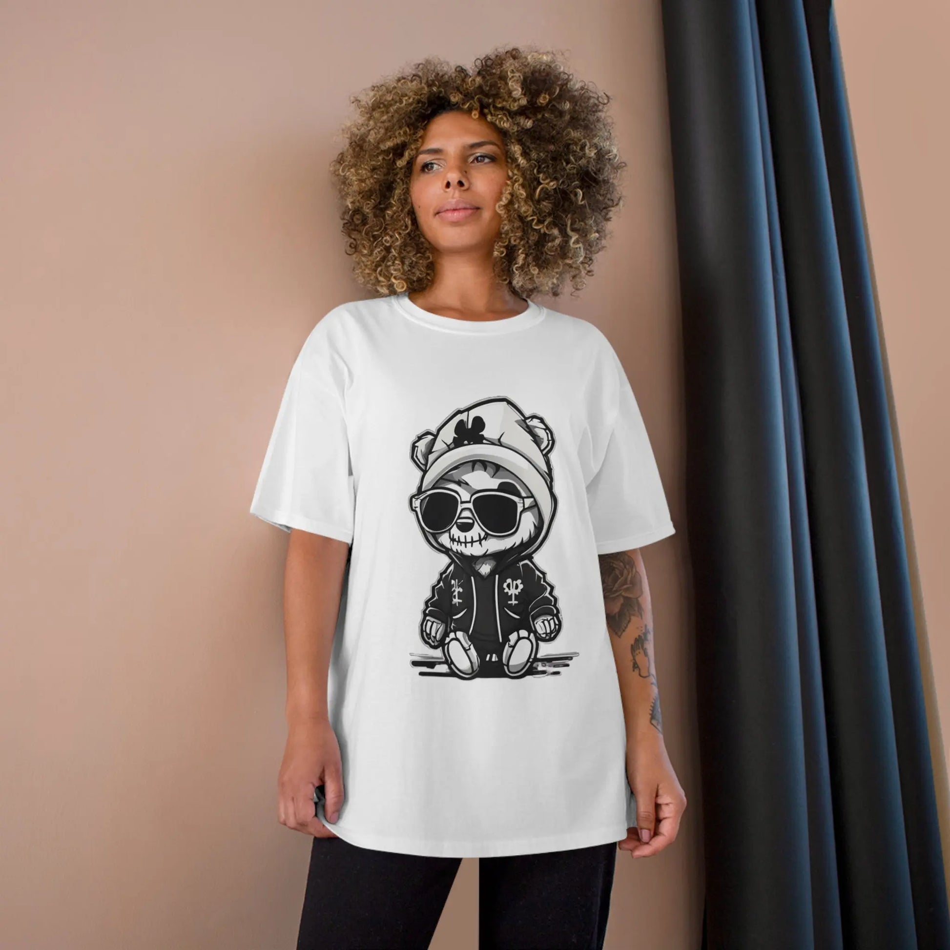 Bear cub street Champion T-Shirt - RoosStyle Design