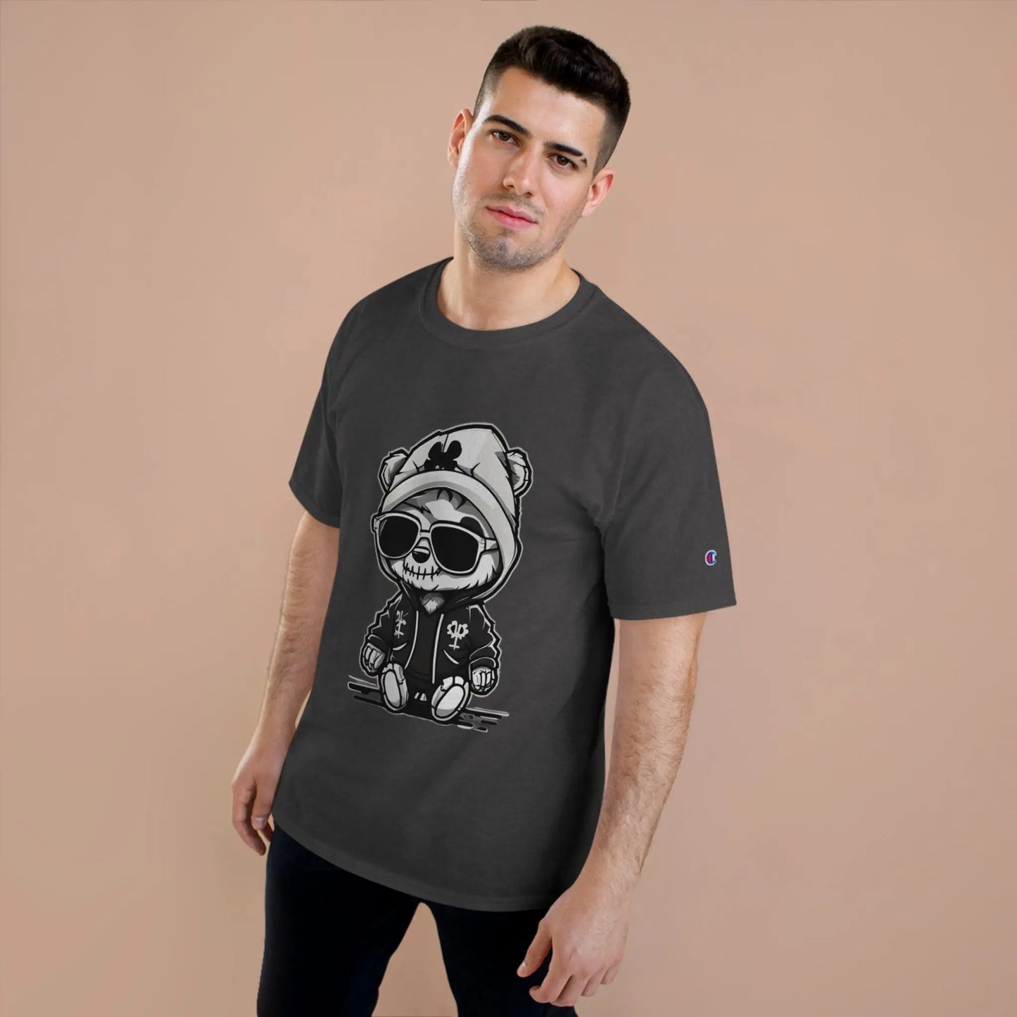 Bear cub street Champion T-Shirt - RoosStyle Design