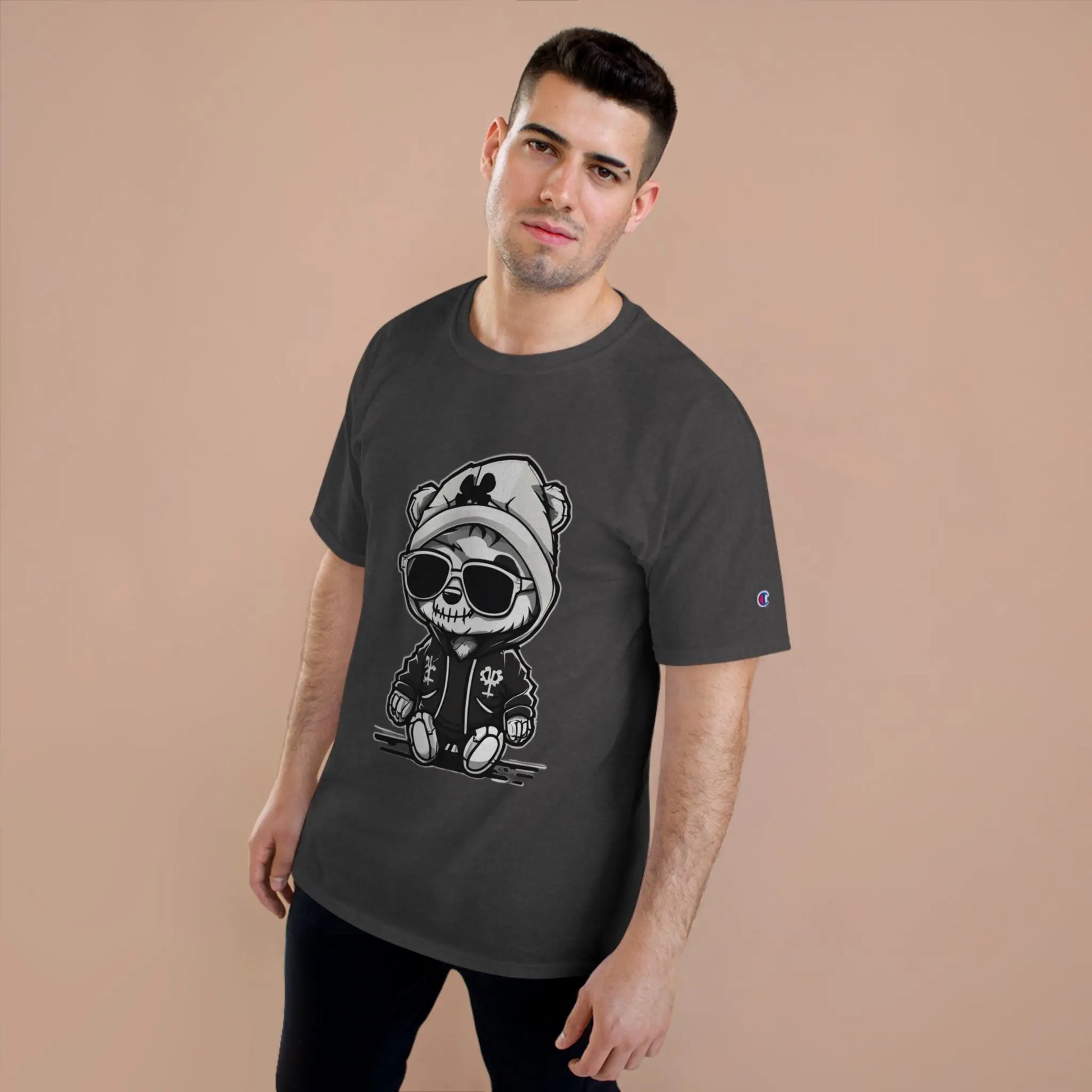 Bear cub street Champion T-Shirt - RoosStyle Design