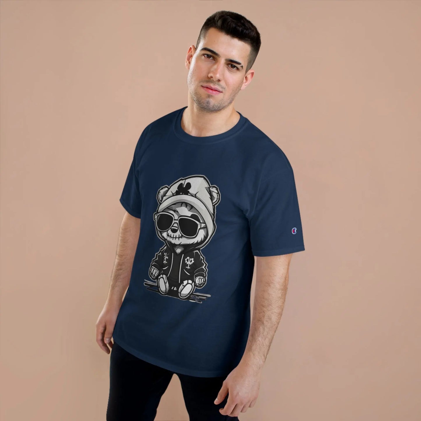 Bear cub street Champion T-Shirt - RoosStyle Design