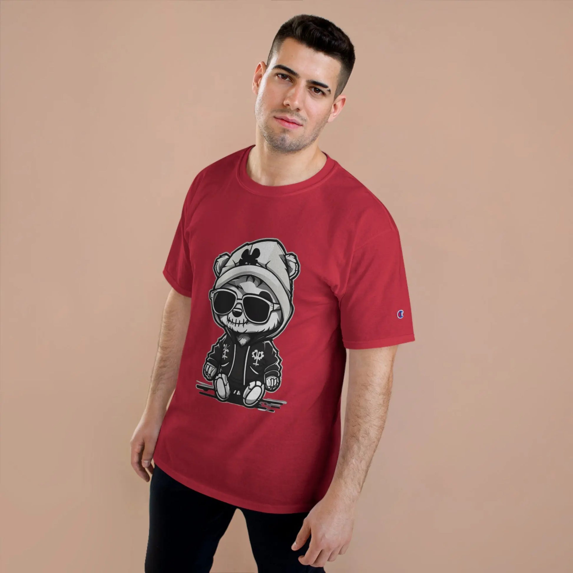 Bear cub street Champion T-Shirt - RoosStyle Design