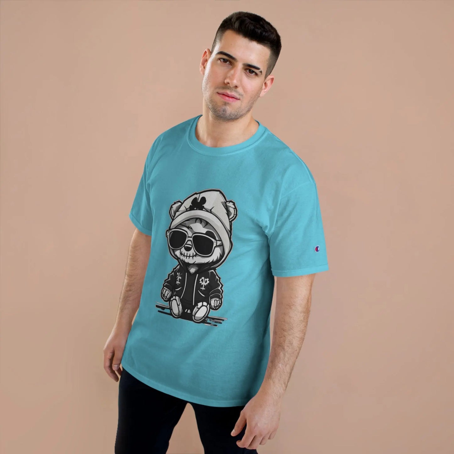 Bear cub street Champion T-Shirt - RoosStyle Design