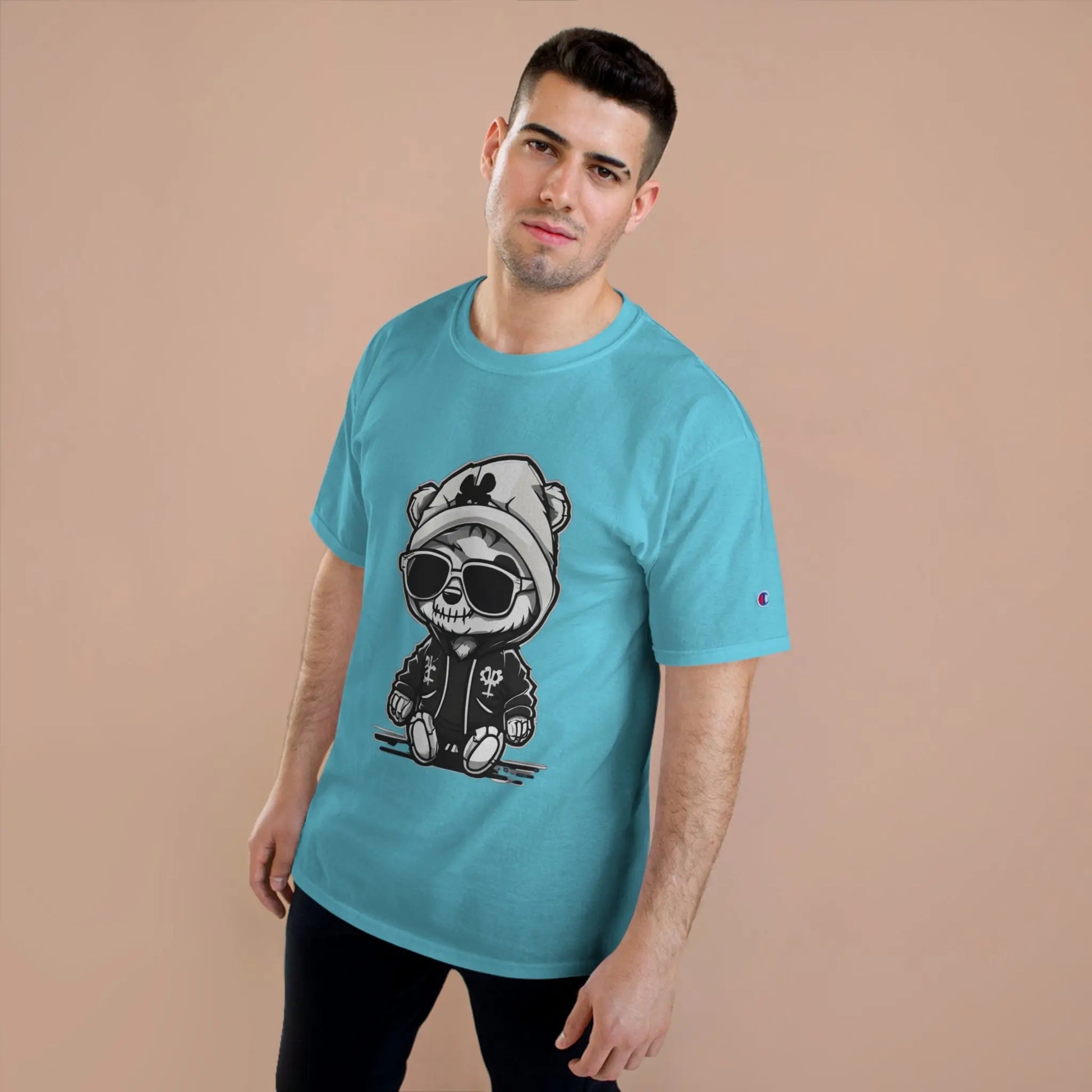Bear cub street Champion T-Shirt - RoosStyle Design