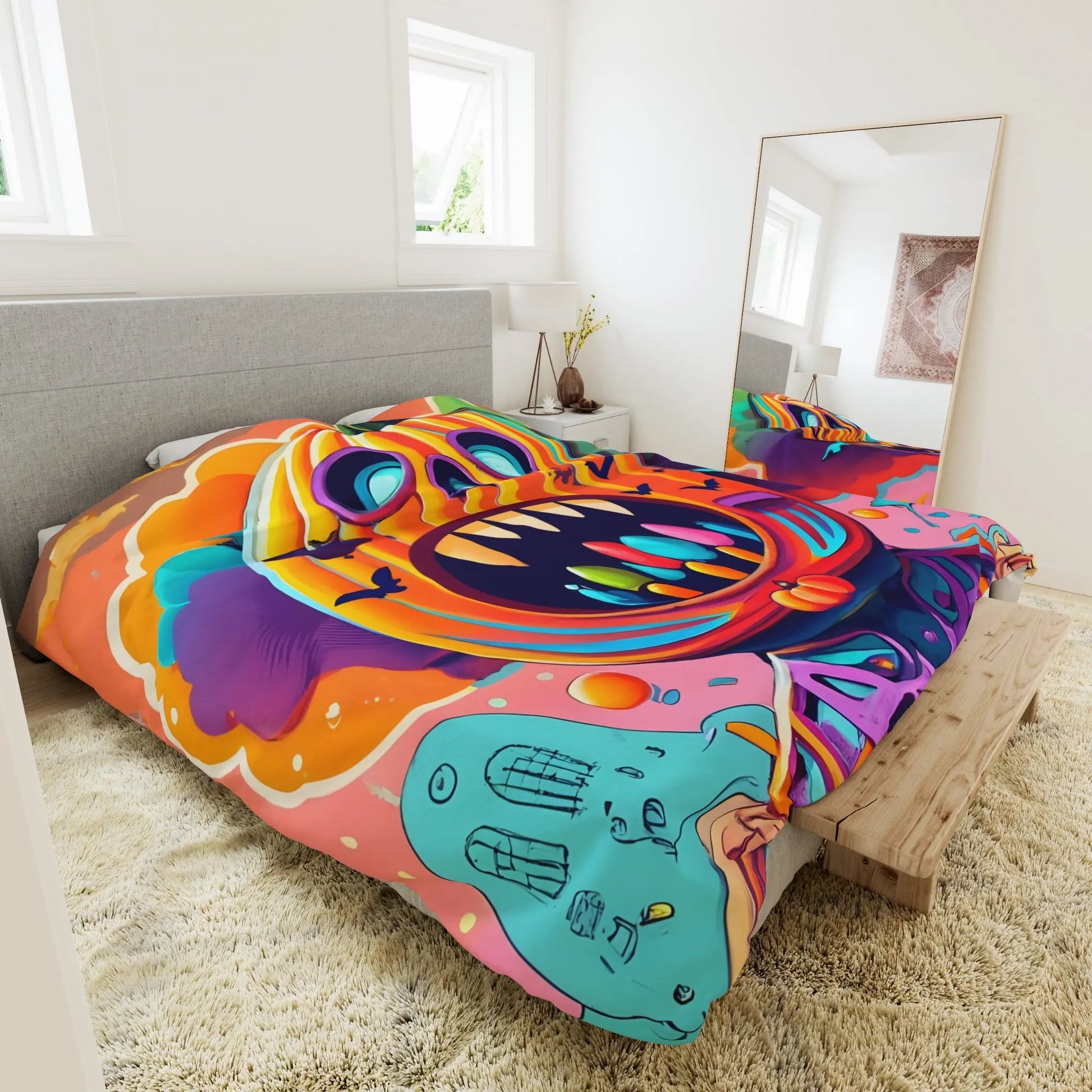 Clown halloween Duvet Cover - RoosStyle Design