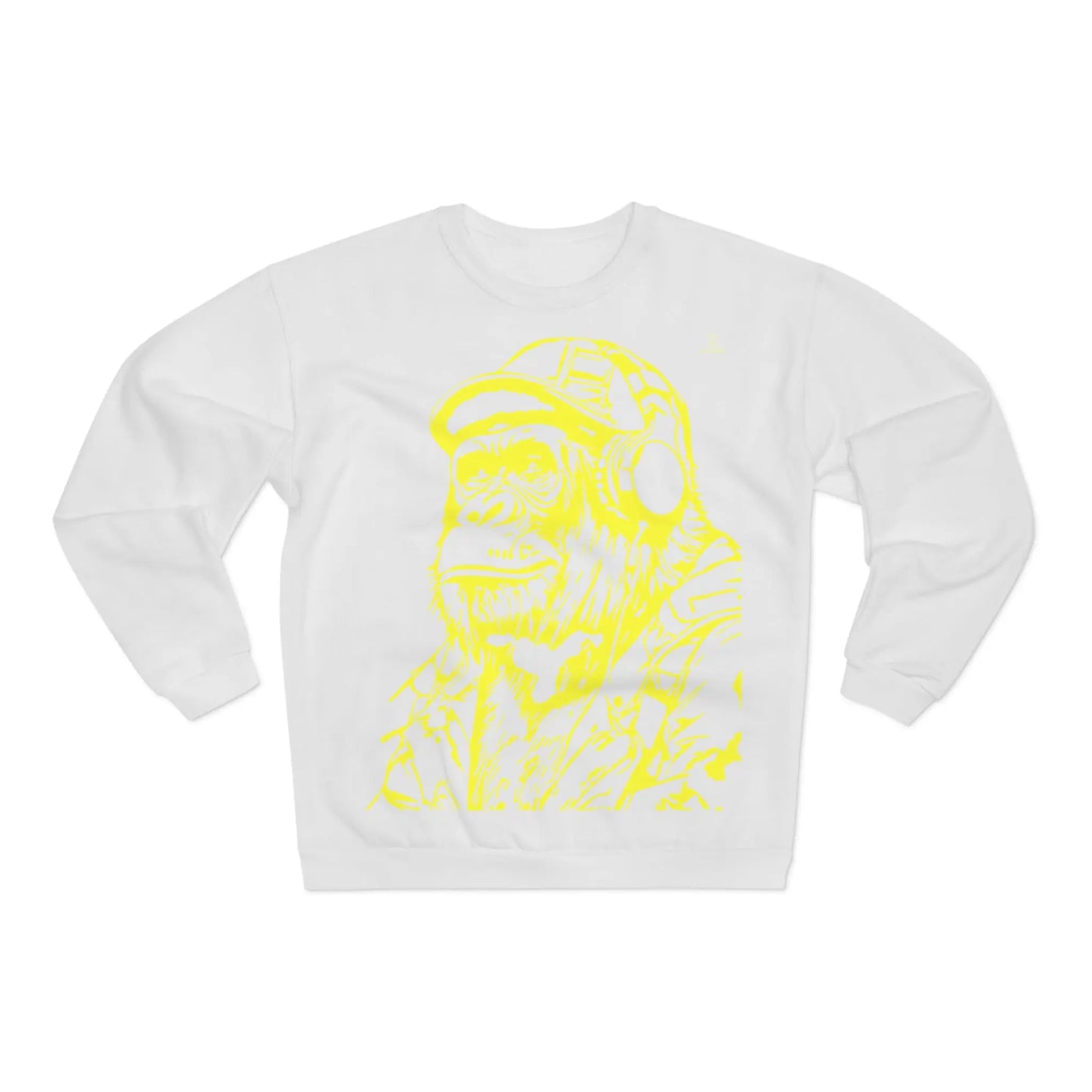 GORILLE MUSIC JAUNE   Sweatshirt (U.E) Printify
