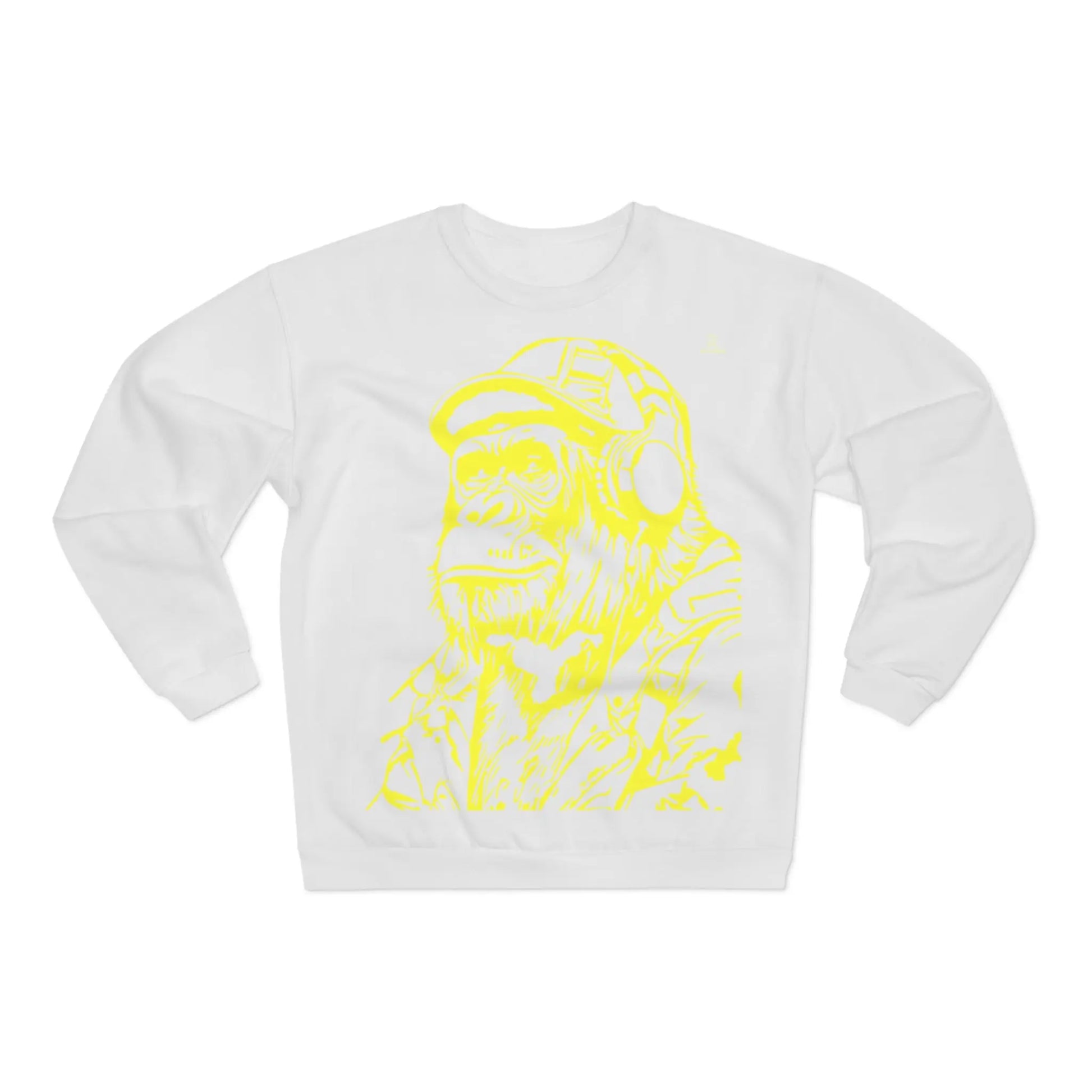 GORILLE MUSIC JAUNE   Sweatshirt (U.E) Printify