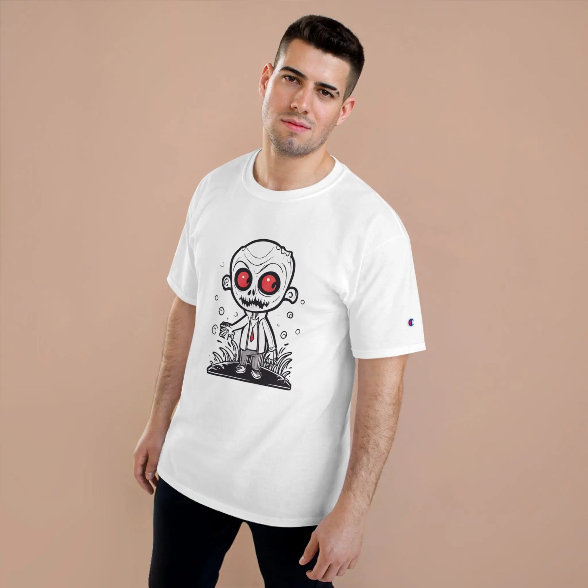 Halloween Mini-Monster Teacher Champion T-Shirt - RoosStyle Design