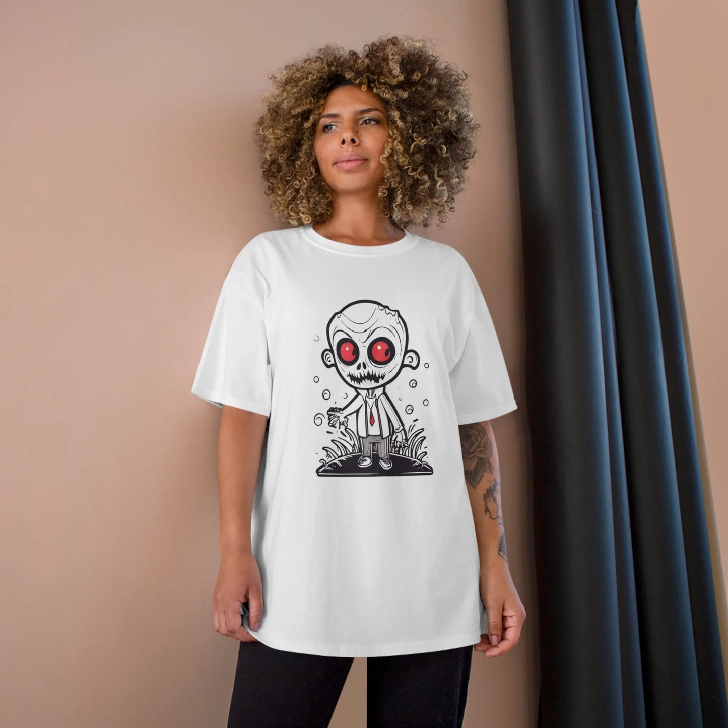 Halloween Mini-Monster Teacher Champion T-Shirt - RoosStyle Design