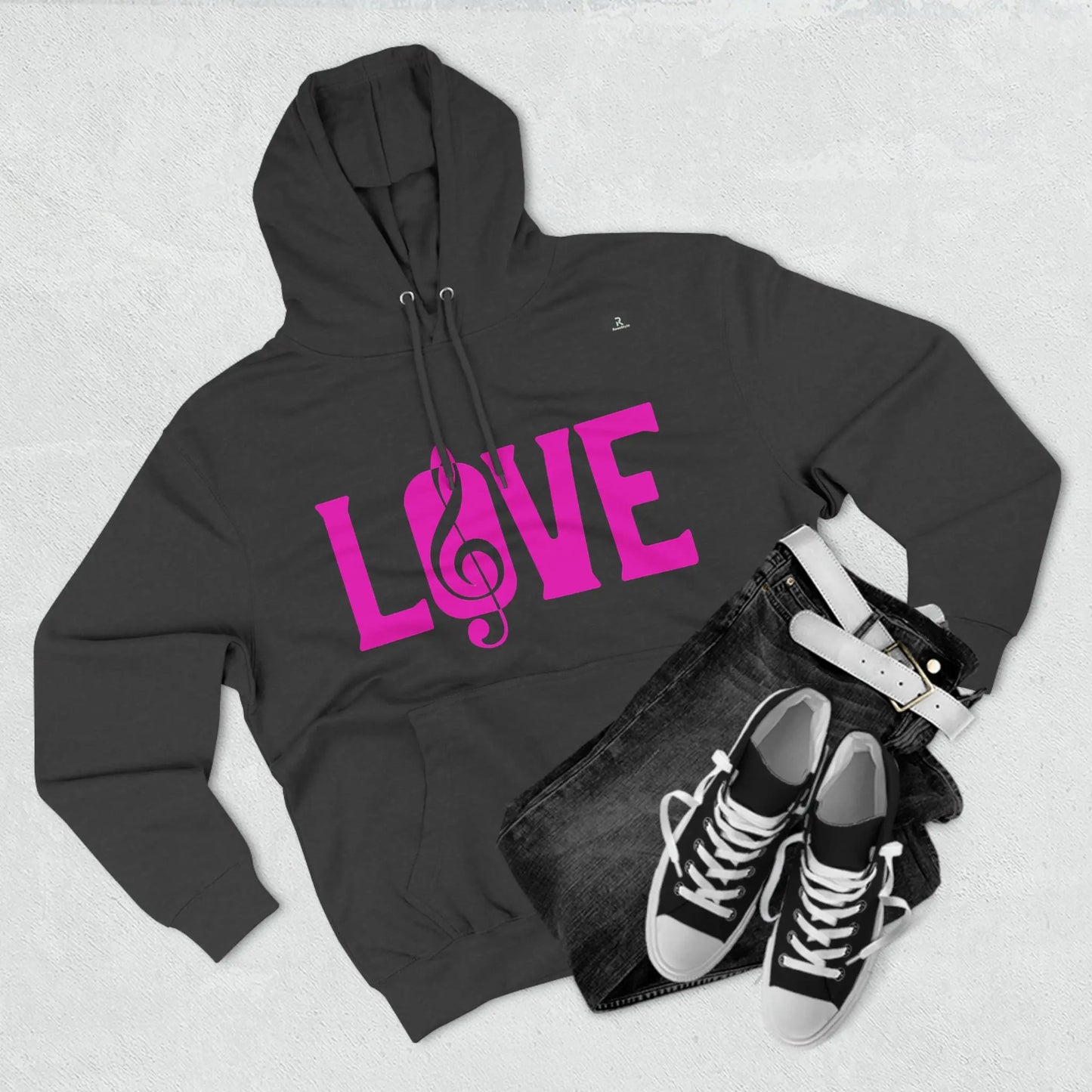 LOVE MUSIC Hoodie(U.E) - RoosStyle Design