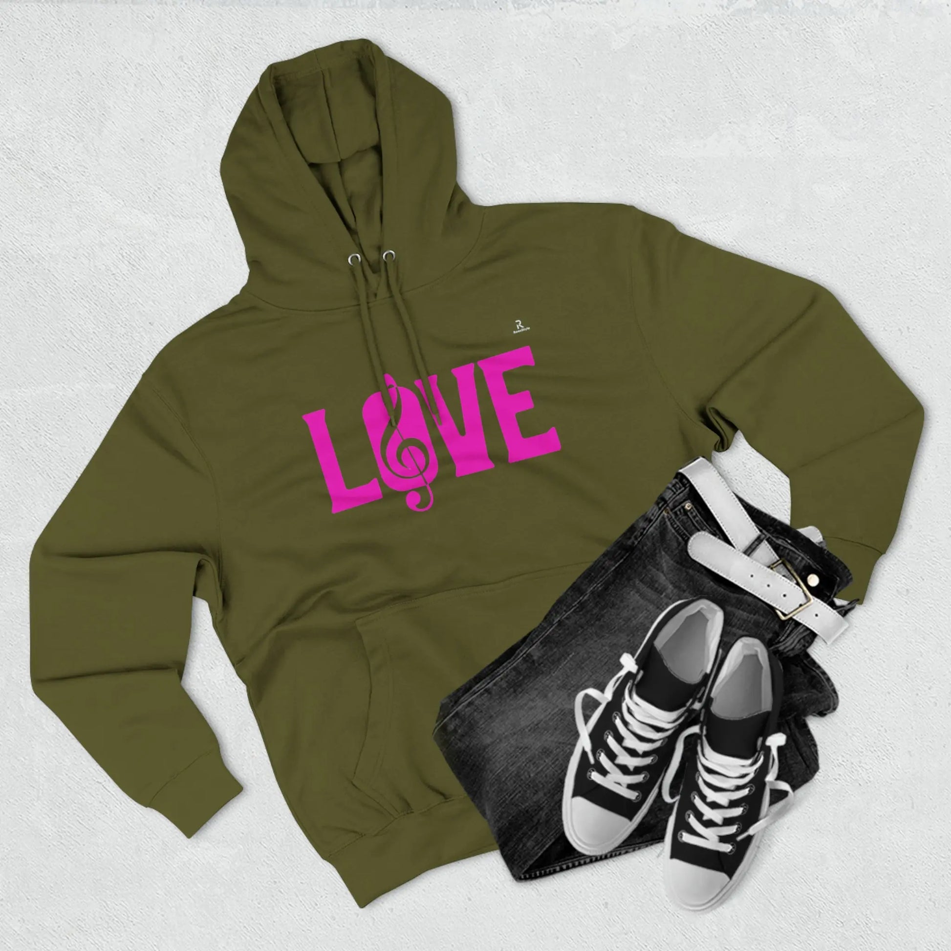 LOVE MUSIC  Hoodie(U.S) - RoosStyle Design