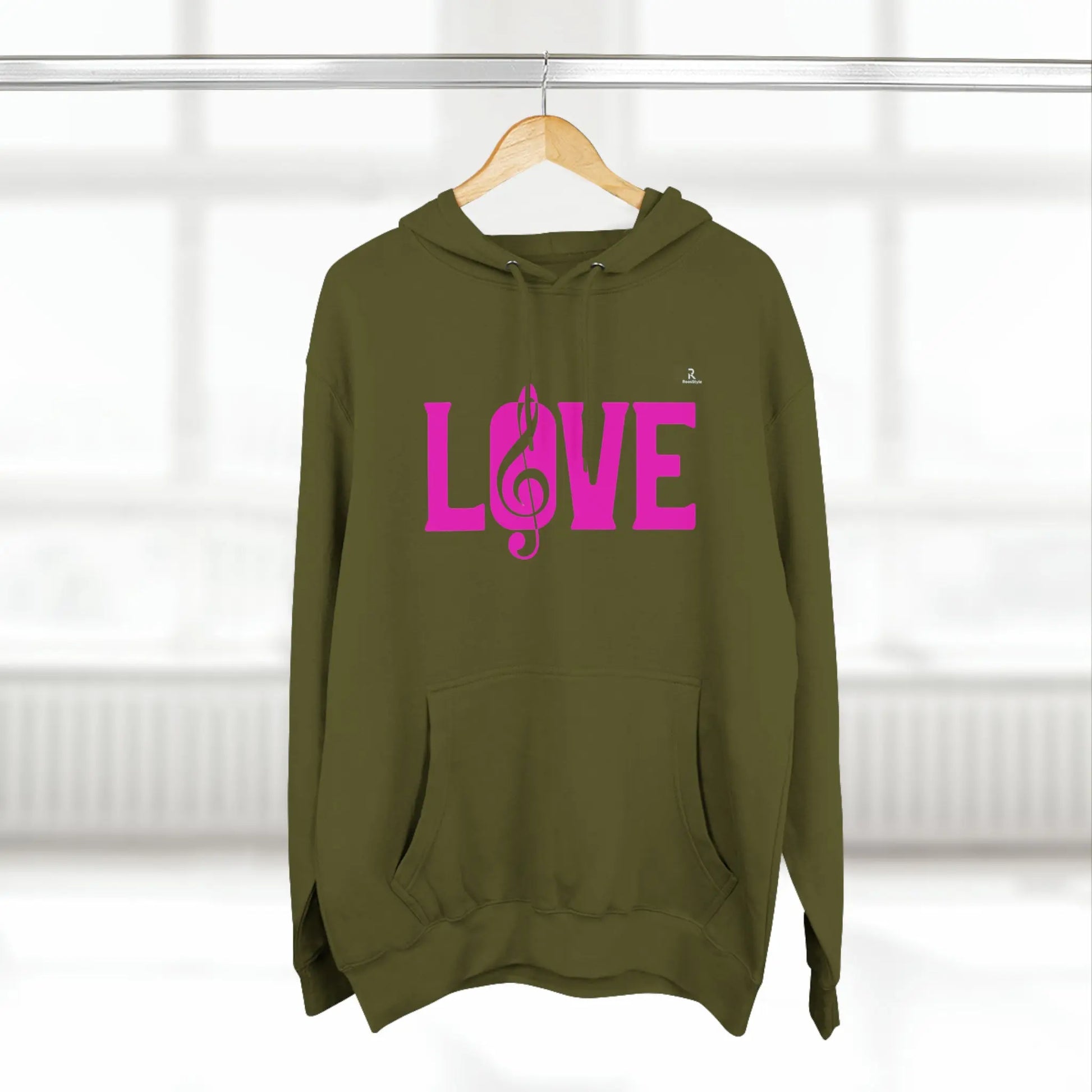 LOVE MUSIC  Hoodie(U.S) - RoosStyle Design