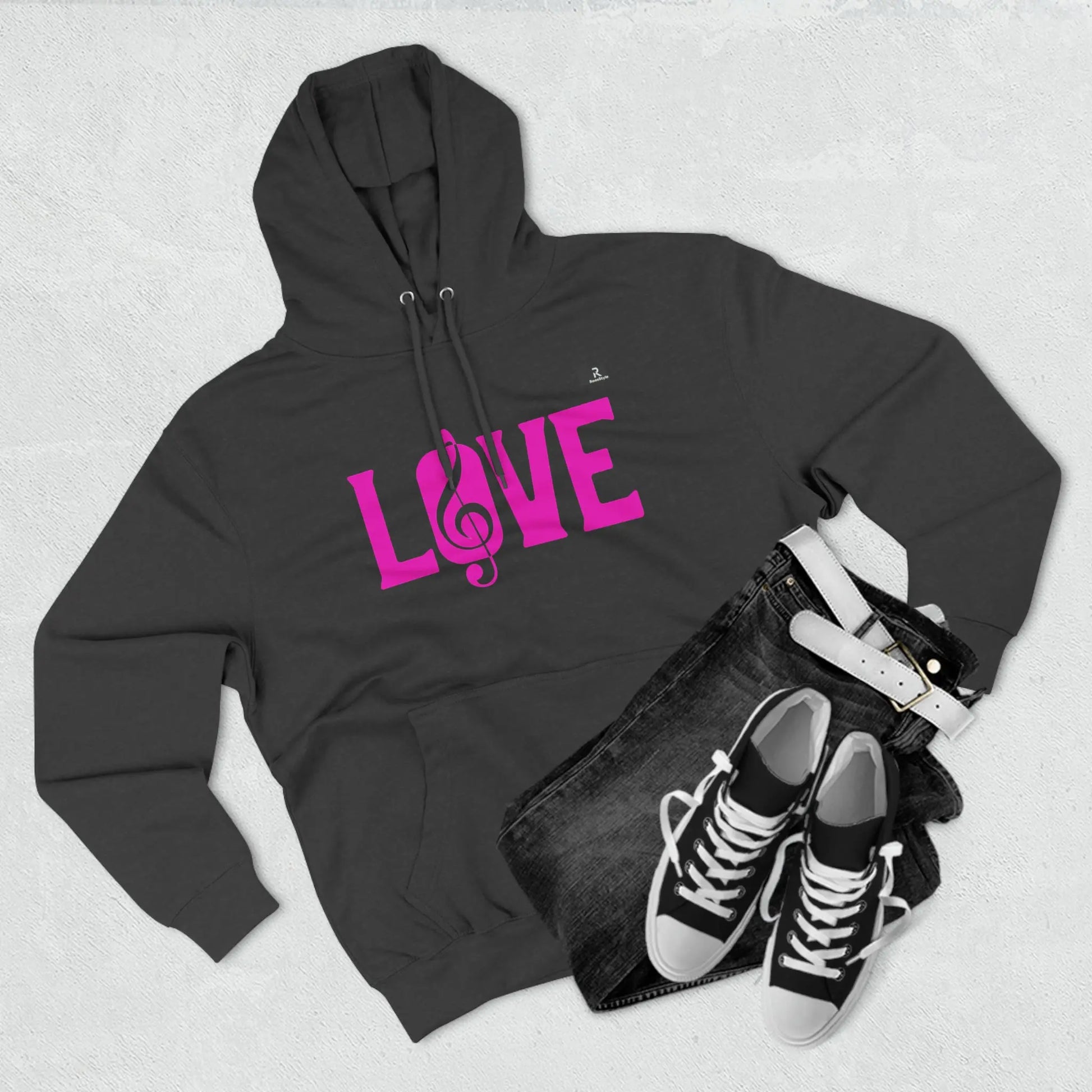 LOVE MUSIC  Hoodie(U.S) - RoosStyle Design