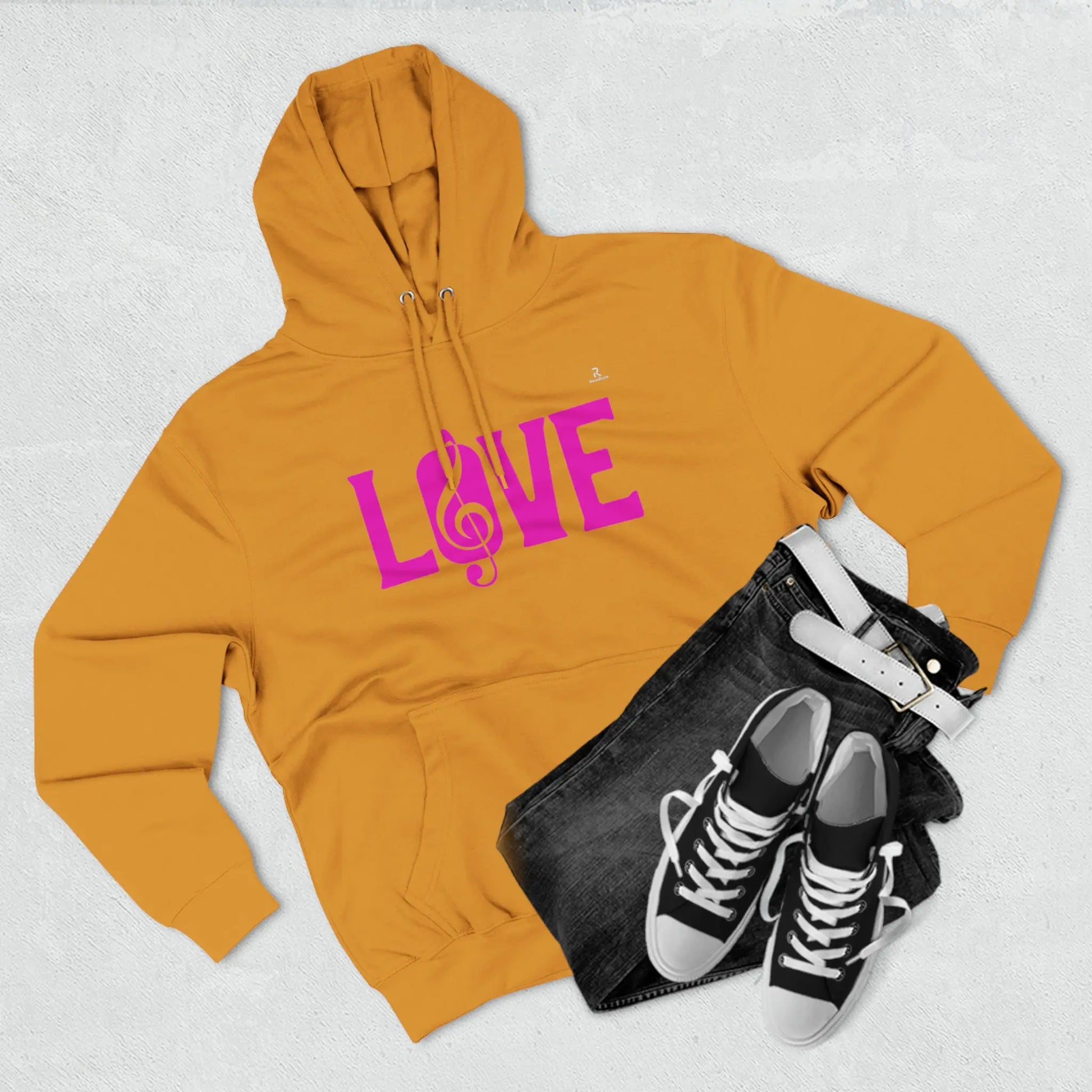 LOVE MUSIC  Hoodie(U.S) - RoosStyle Design