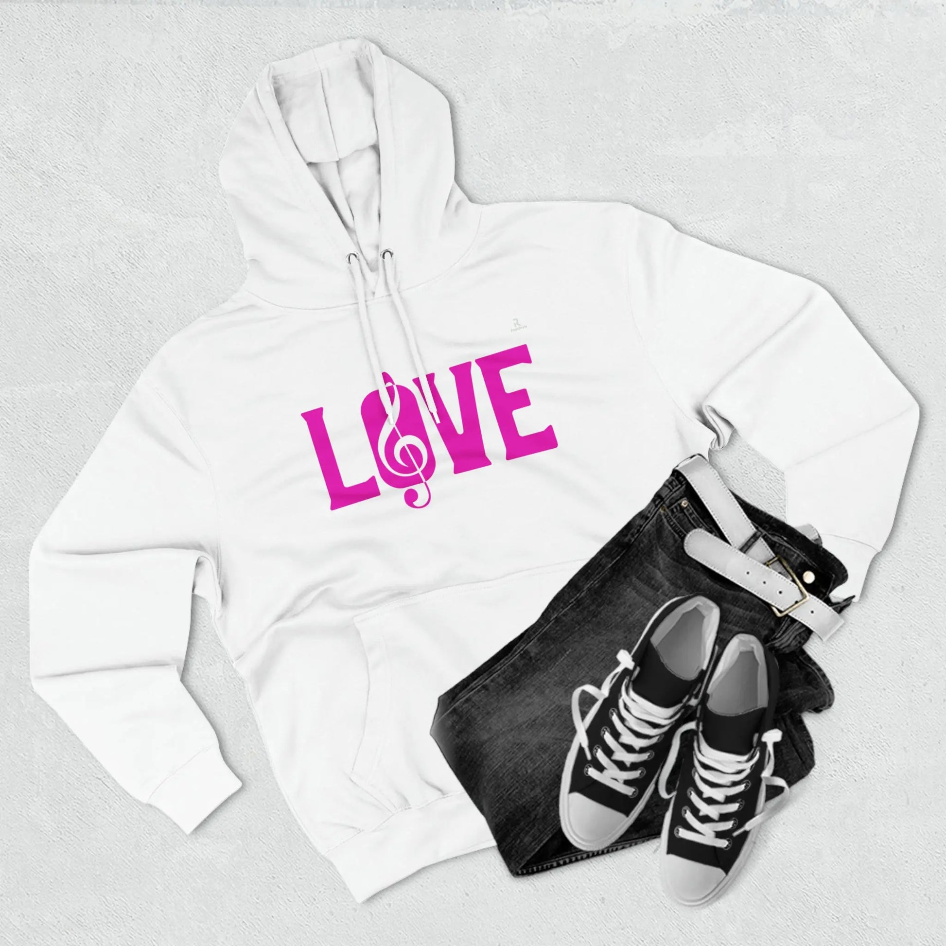 LOVE MUSIC  Hoodie(U.S) - RoosStyle Design
