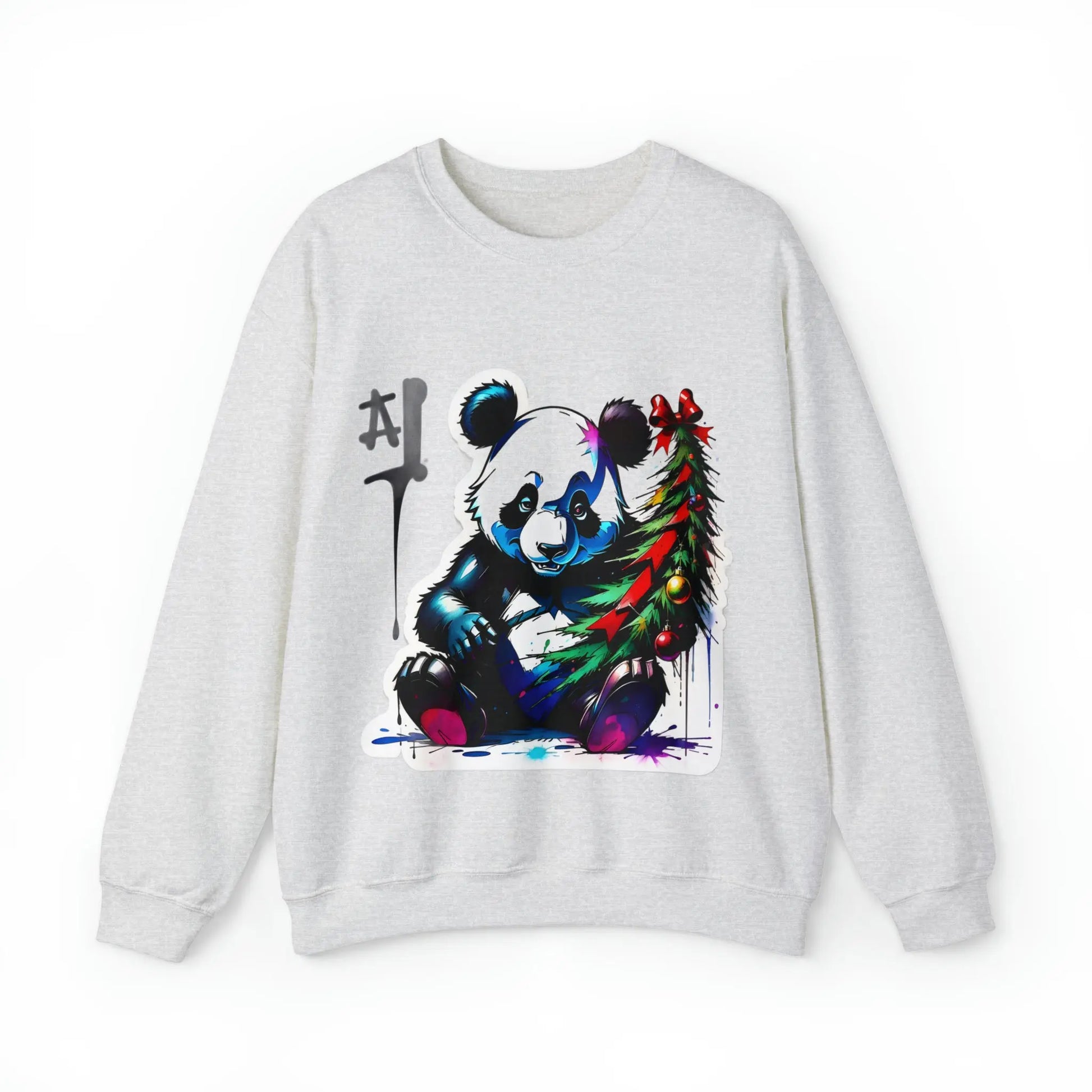 "Le Panda de Noël : Répandeur de Joie Festive" Sweatshirt(U.E) - RoosStyle Design