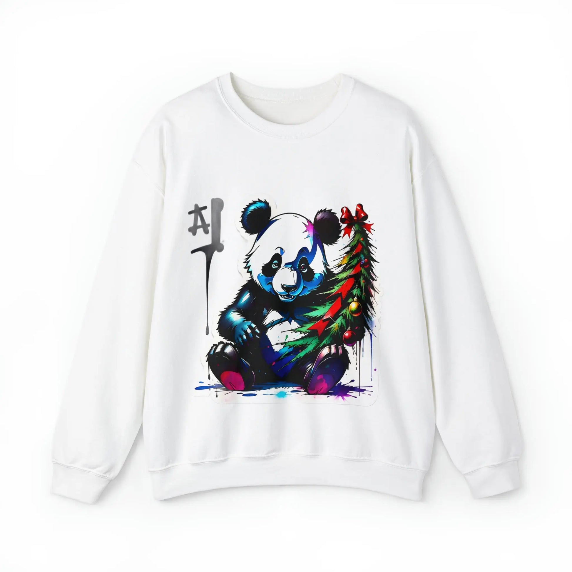 "Le Panda de Noël : Répandeur de Joie Festive" Sweatshirt(U.E) - RoosStyle Design