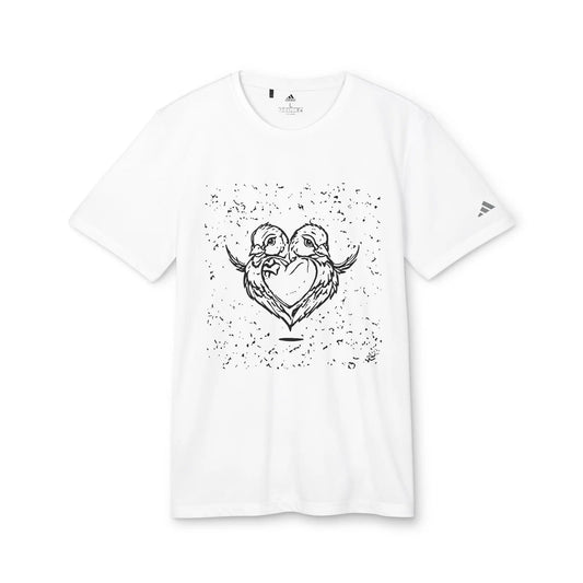Lovebirds Sketch Tee   T-shirt Personalizes adidas®  (U.S) - RoosStyle Design