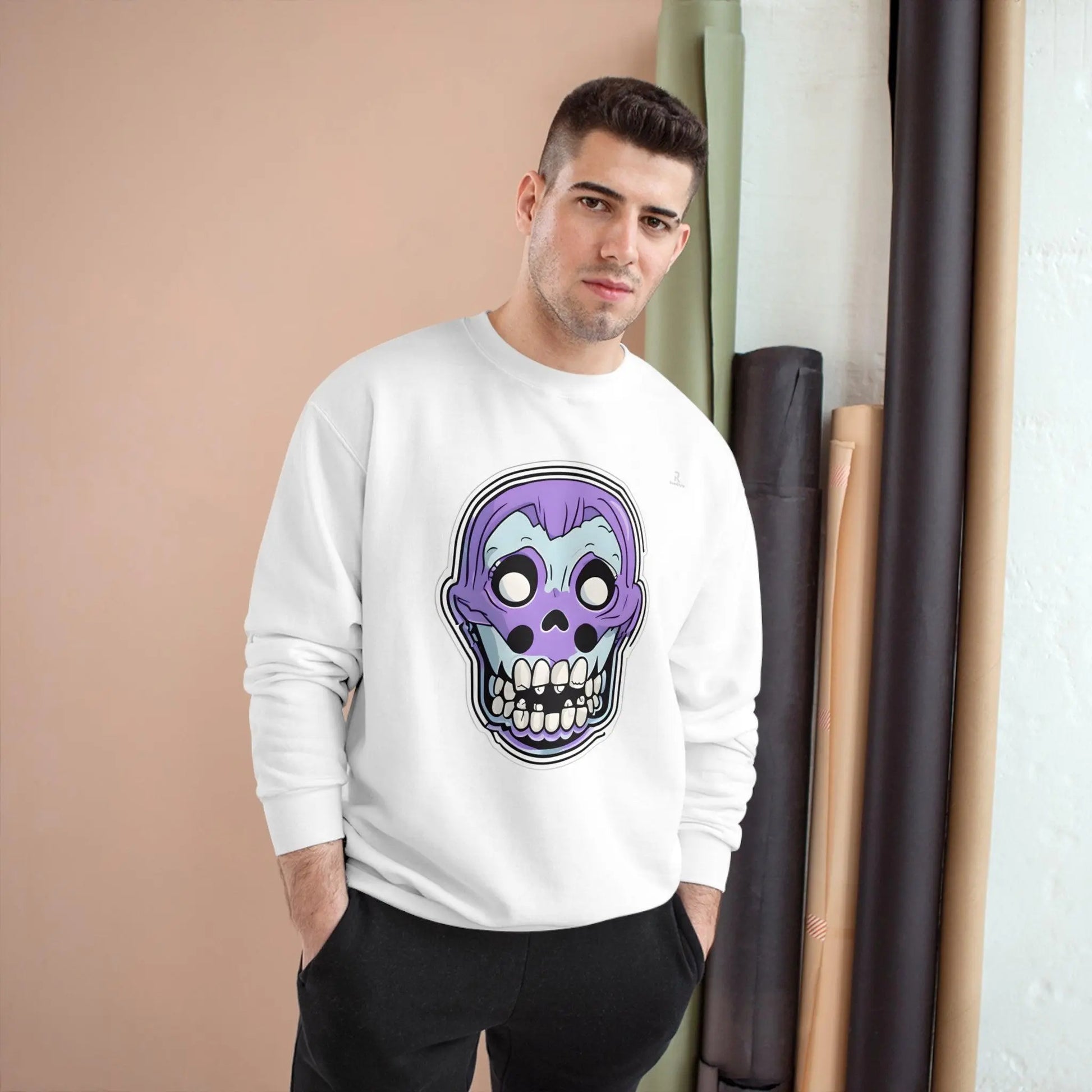 Mini-Mystery Skull Champion Sweatshirt - RoosStyle Design