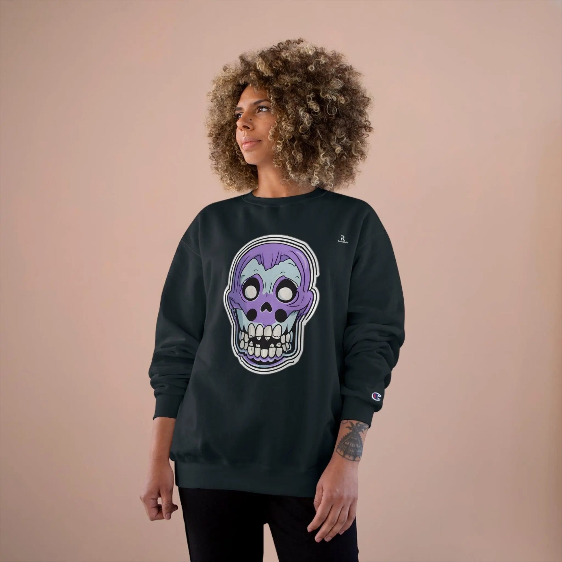 Mini-Mystery Skull Champion Sweatshirt - RoosStyle Design