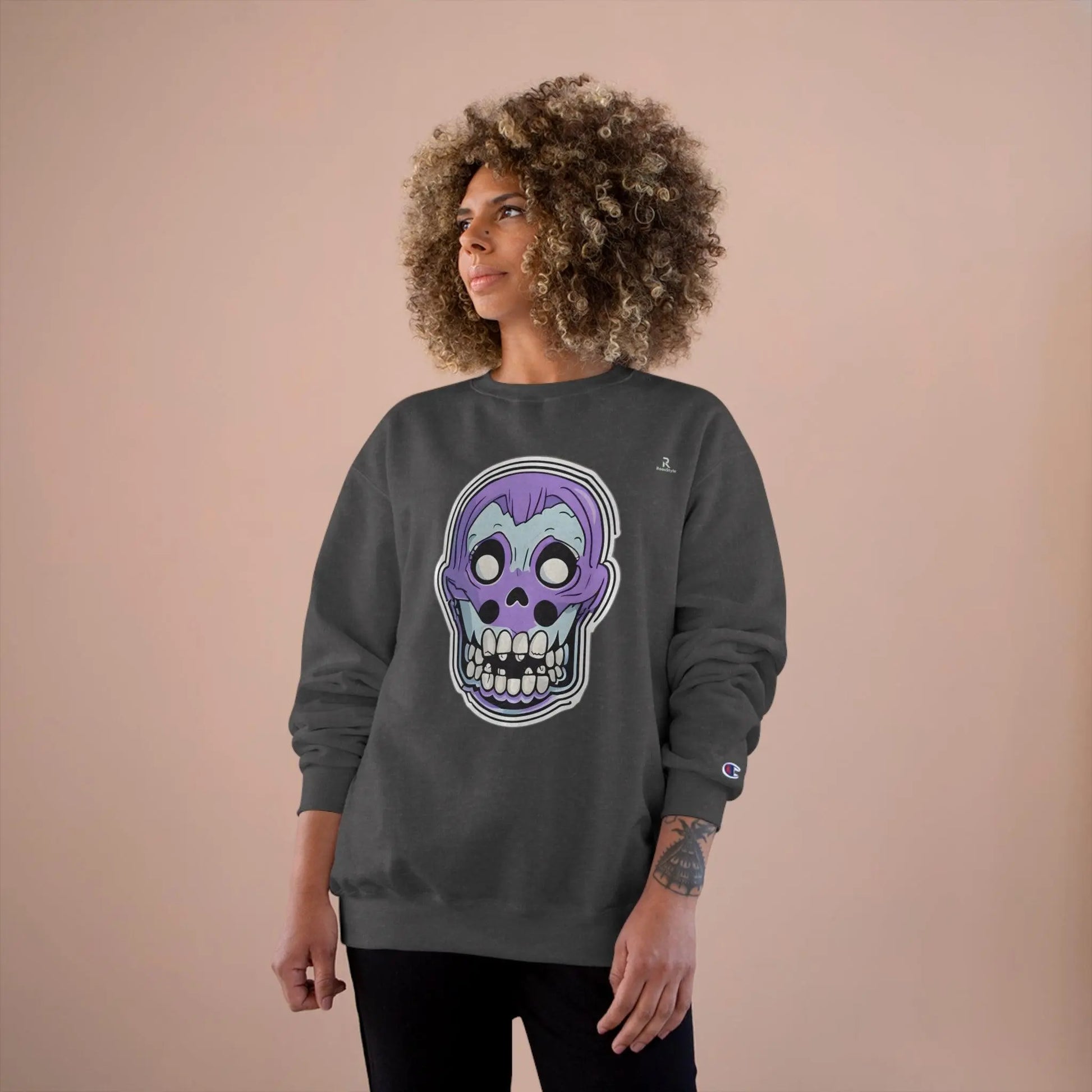 Mini-Mystery Skull Champion Sweatshirt - RoosStyle Design