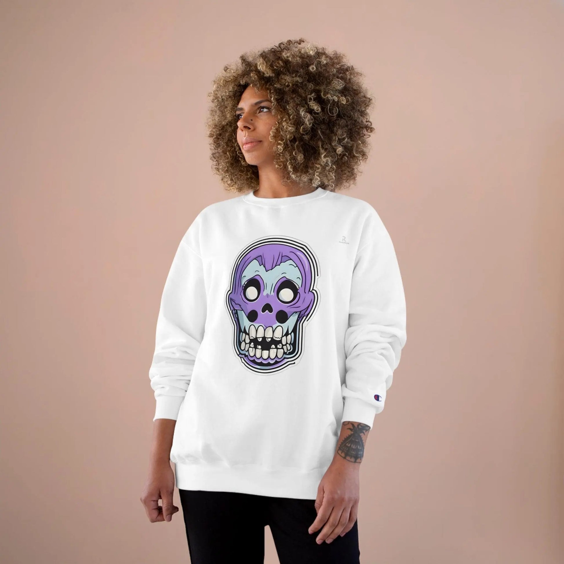Mini-Mystery Skull Champion Sweatshirt - RoosStyle Design