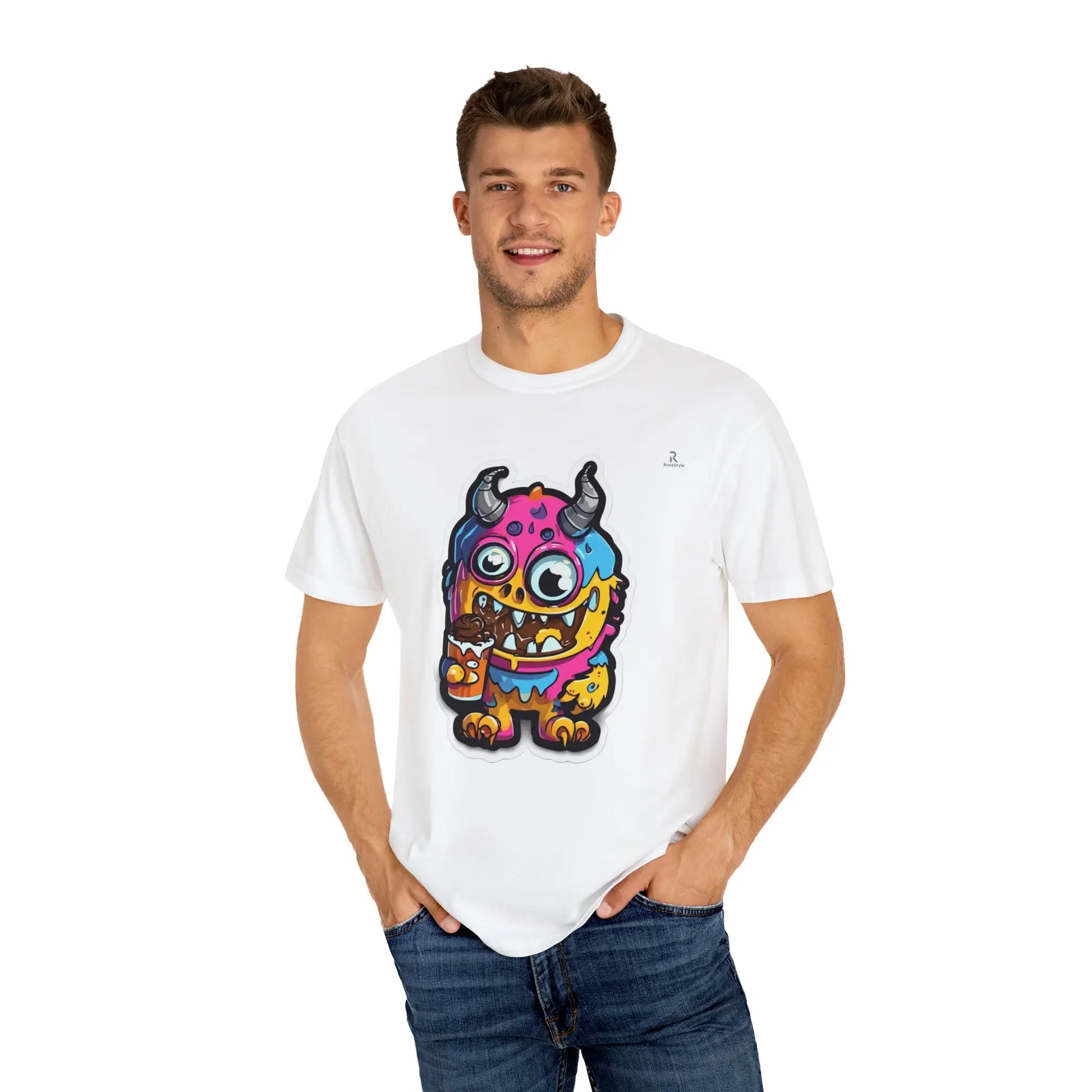 Multicolored Monster: Joy in the Pure State T-shirt (U.S) - RoosStyle Design