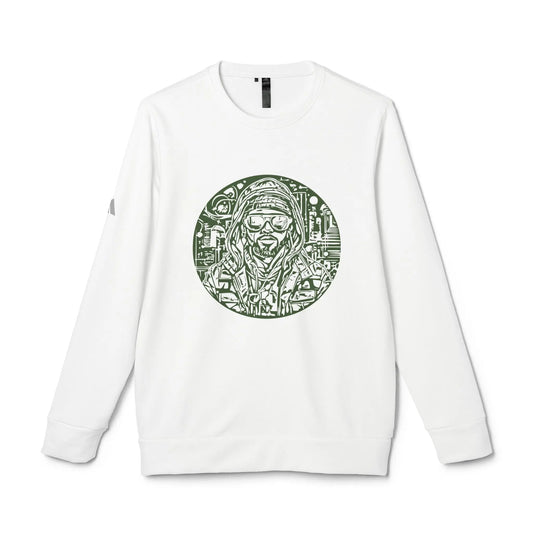 Mystic Man  Circle Hoodie custom adidas® Sweatshirt green (U.S) Printify