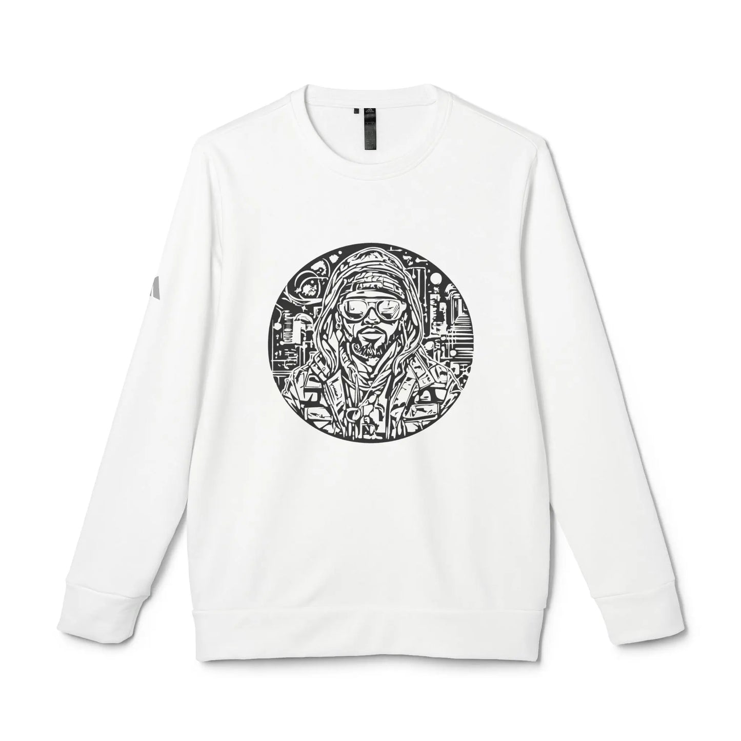 Mystic Man  Circle Hoodie custom adidas® Sweatshirt(U.S) - RoosStyle Design