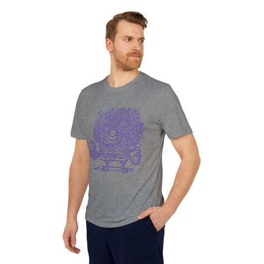 Robot  bob Art Tee custom adidas® T-shirt (U.S) - RoosStyle Design