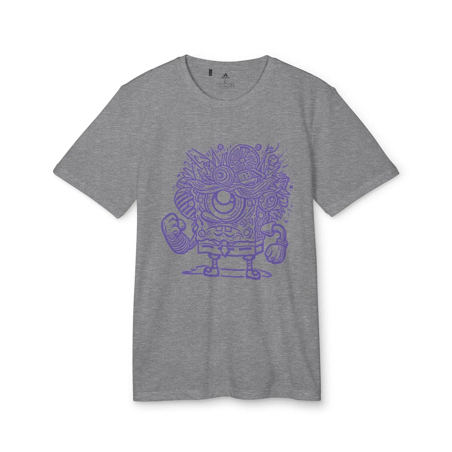 Robot bob Art Tee custom adidas® T-shirt (U.S) - RoosStyle Design