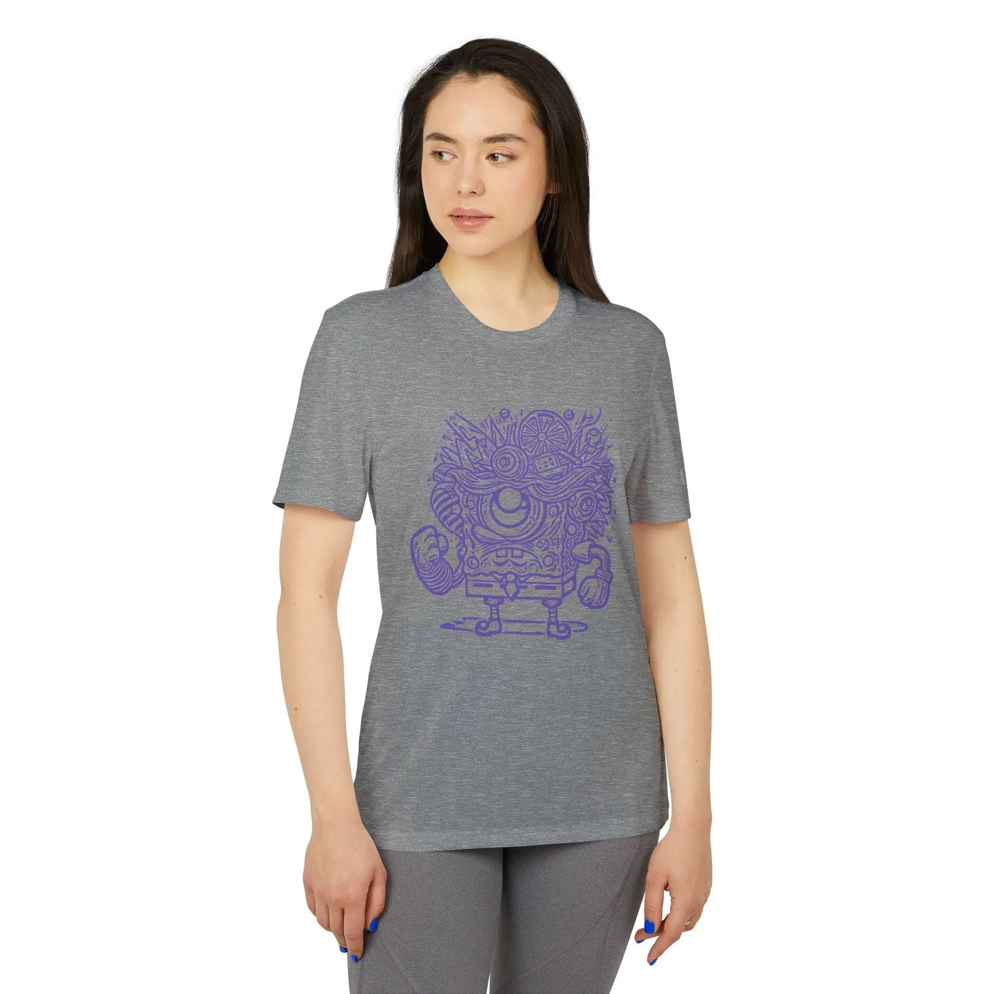 Robot bob Art Tee custom adidas® T-shirt (U.S) - RoosStyle Design