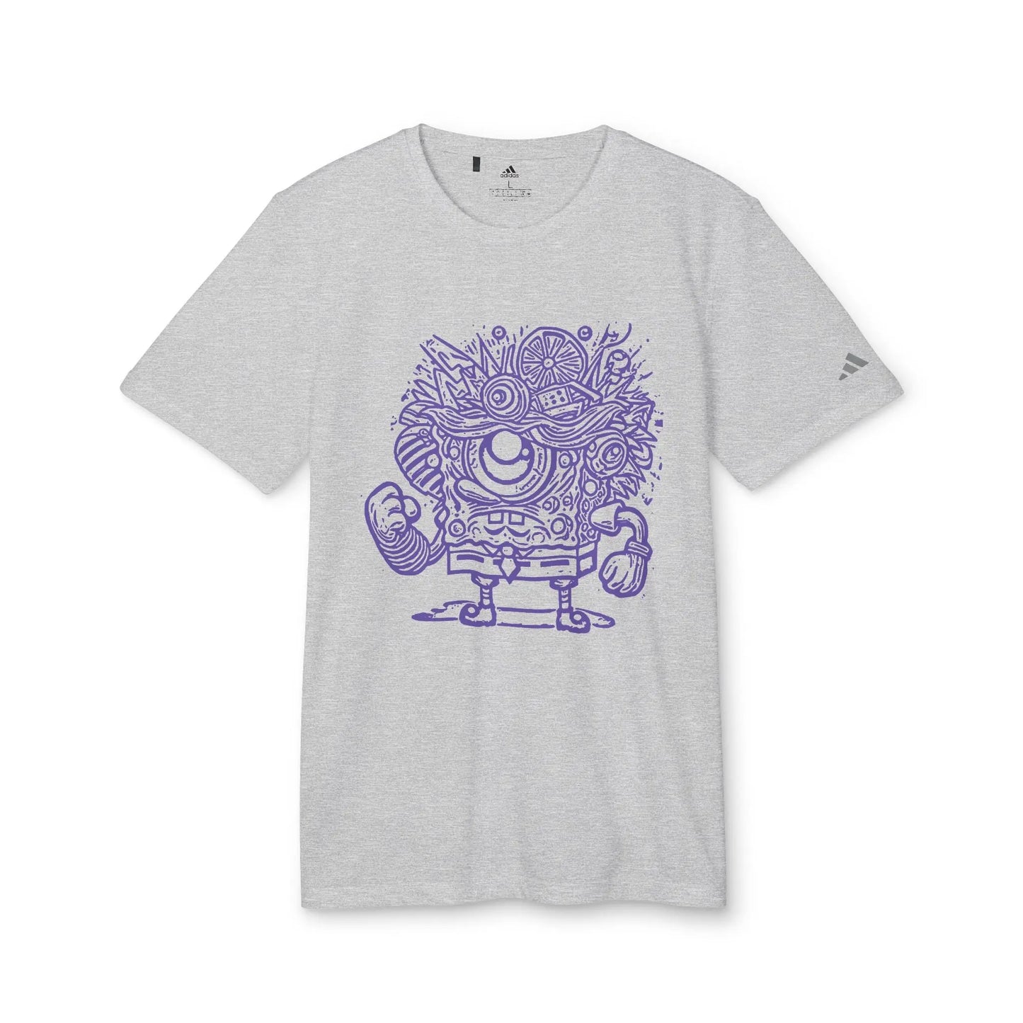 Robot bob Art Tee custom adidas® T-shirt (U.S) - RoosStyle Design