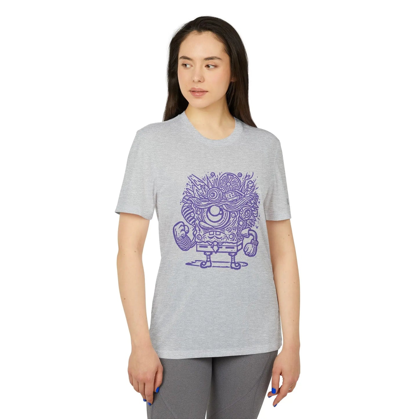 Robot bob Art Tee custom adidas® T-shirt (U.S) - RoosStyle Design