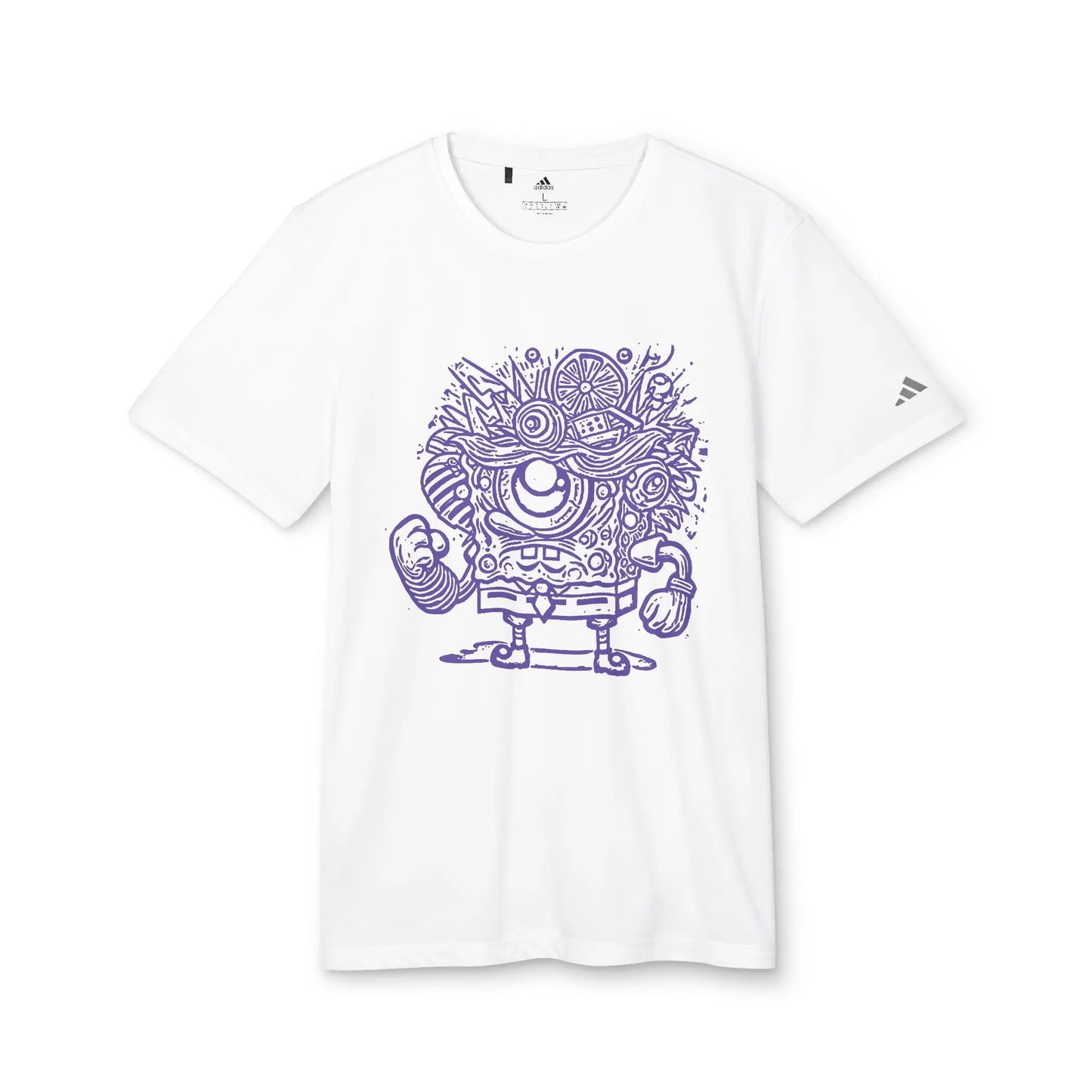 Robot bob Art Tee custom adidas® T-shirt (U.S) - RoosStyle Design