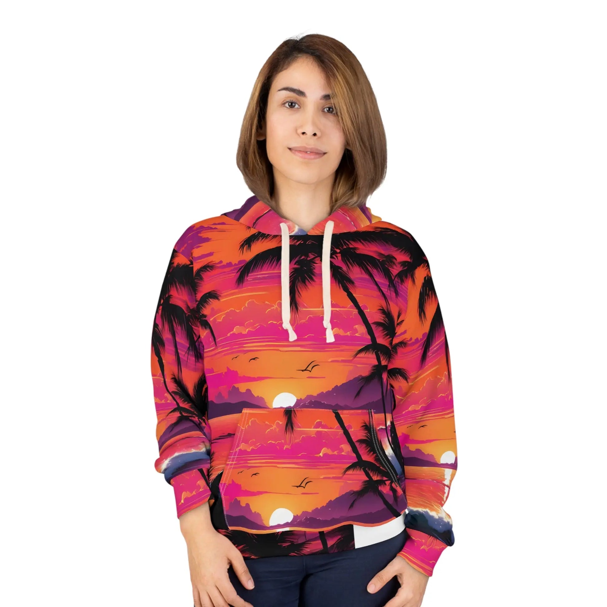 "Set Sunset: The Tropical Sweatshirt"(U.S) - RoosStyle Design