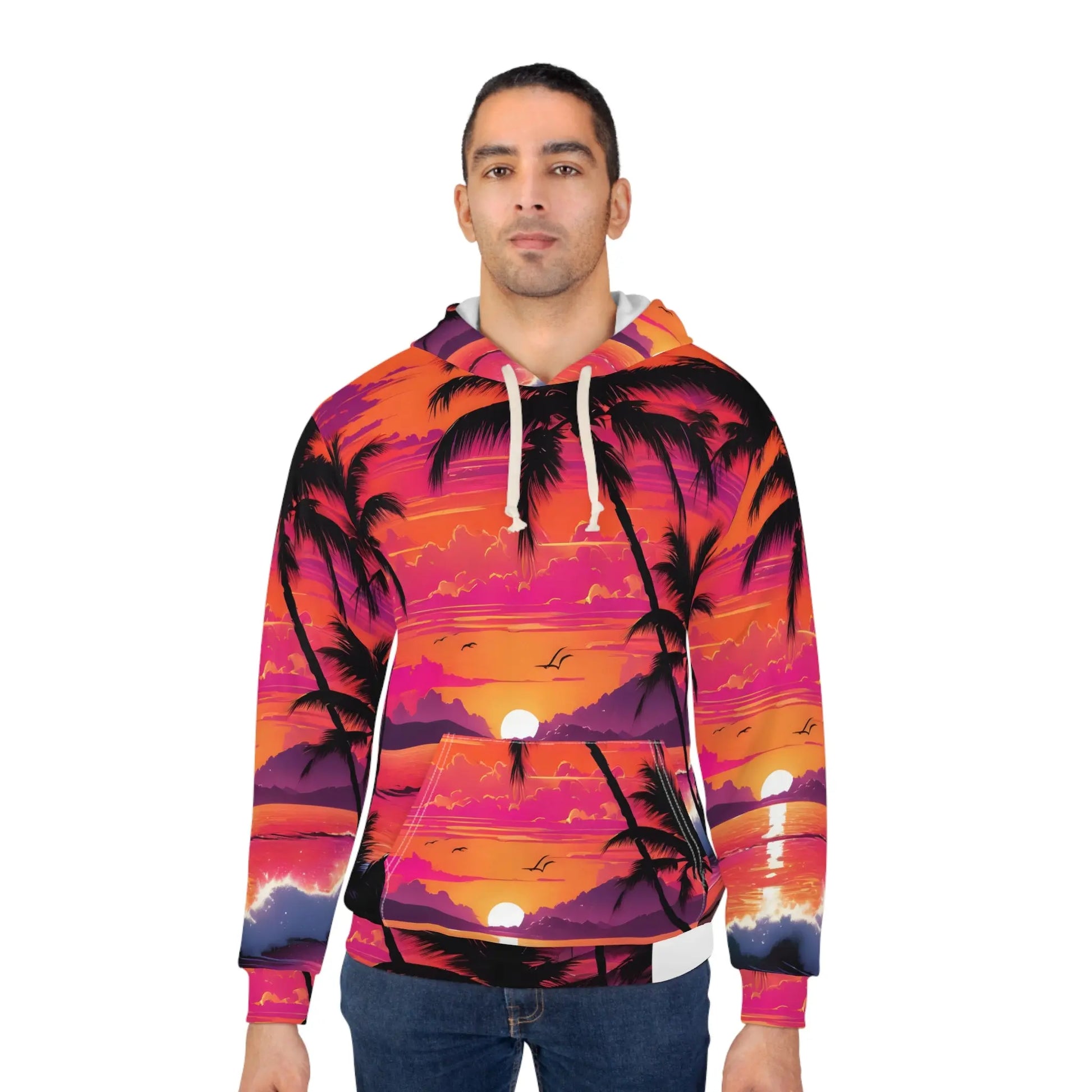 "Set Sunset: The Tropical Sweatshirt"(U.S) - RoosStyle Design