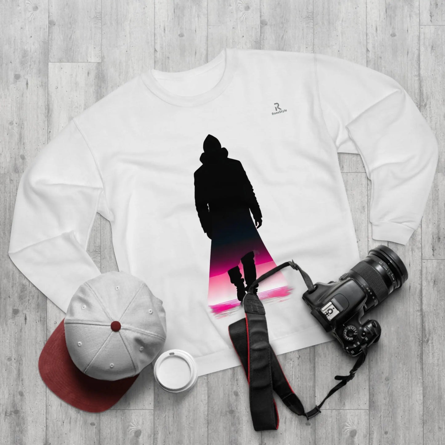 "Silhouette Vibrante : Le Sweat-Shirt Dégradé"  (EU) - RoosStyle Design