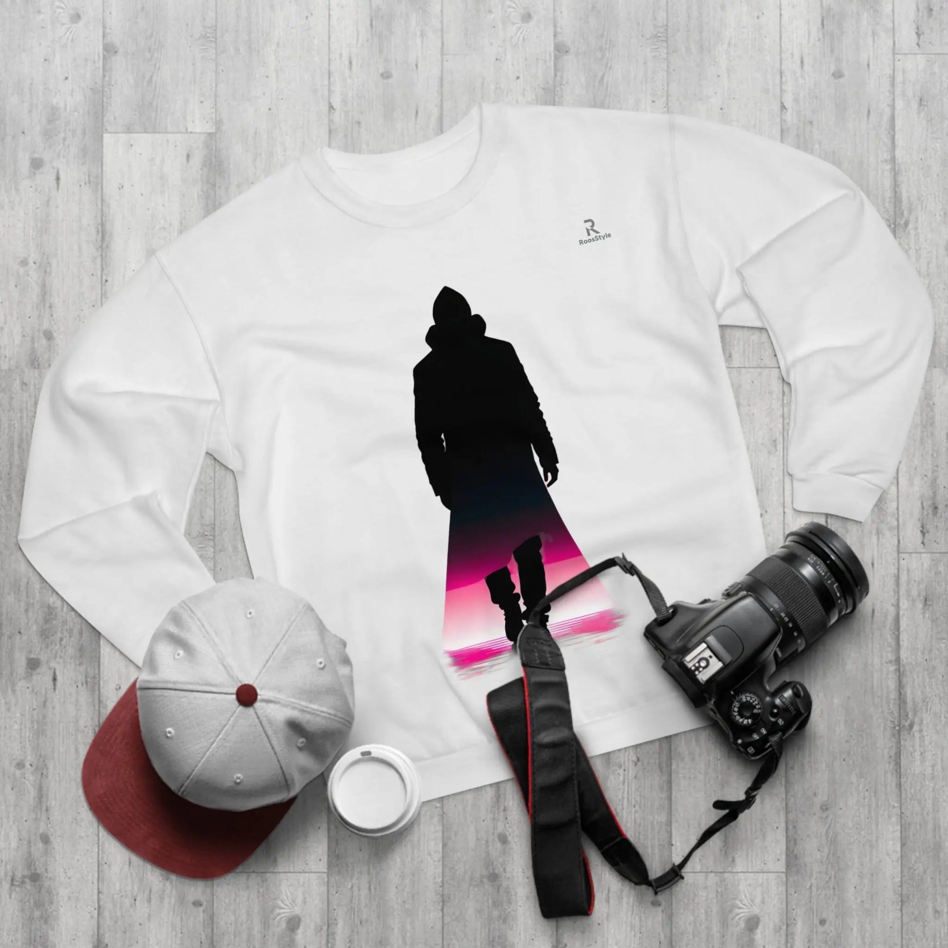 "Silhouette Vibrante : Le Sweat-Shirt Dégradé"  (EU) - RoosStyle Design