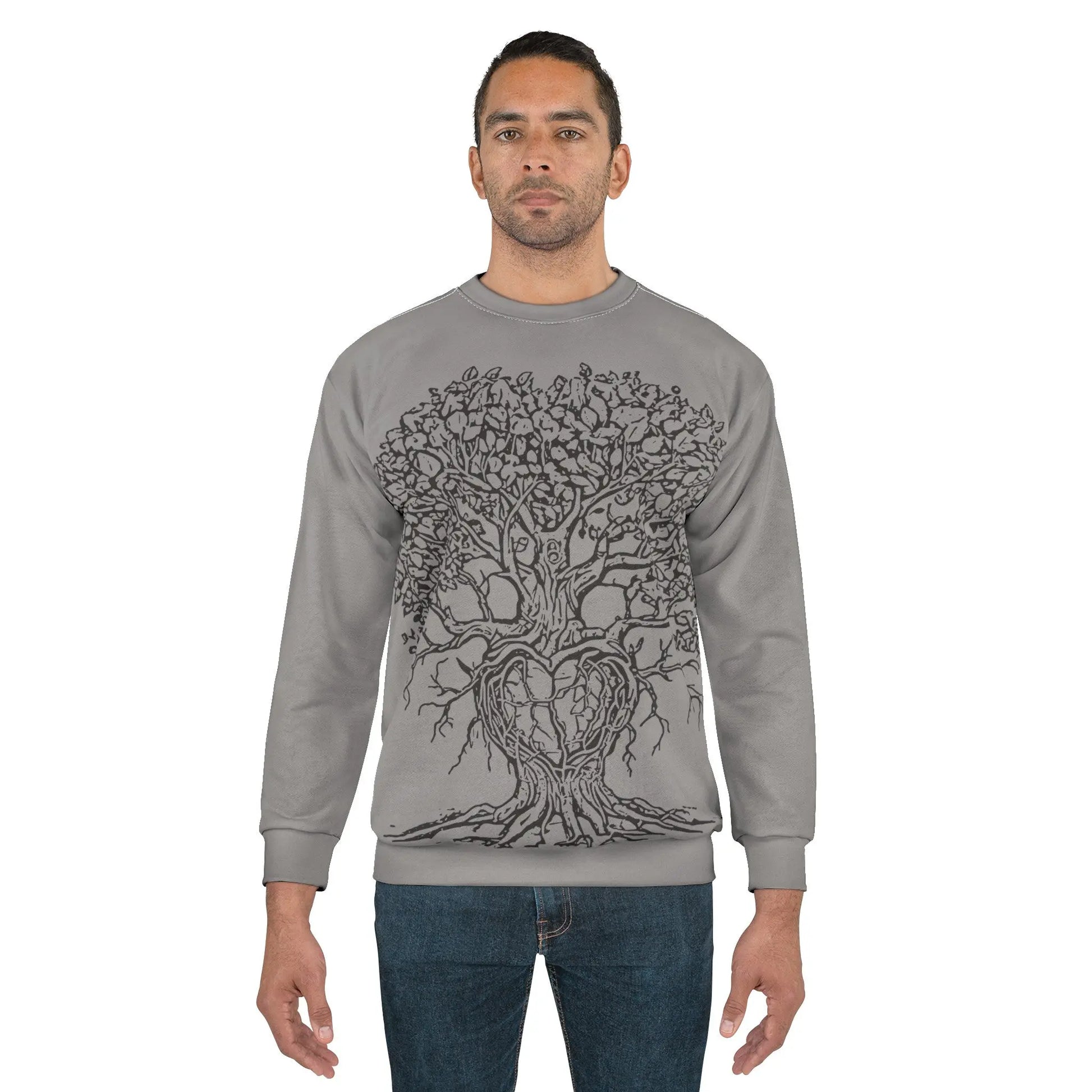 Sweatshirt THE HEART TREE  (AOP)(U.S) - RoosStyle Design