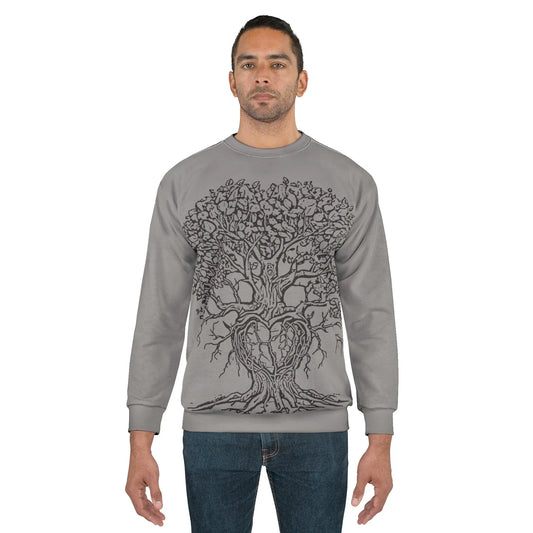 Sweatshirt THE HEART TREE  (AOP)(U.S) - RoosStyle Design