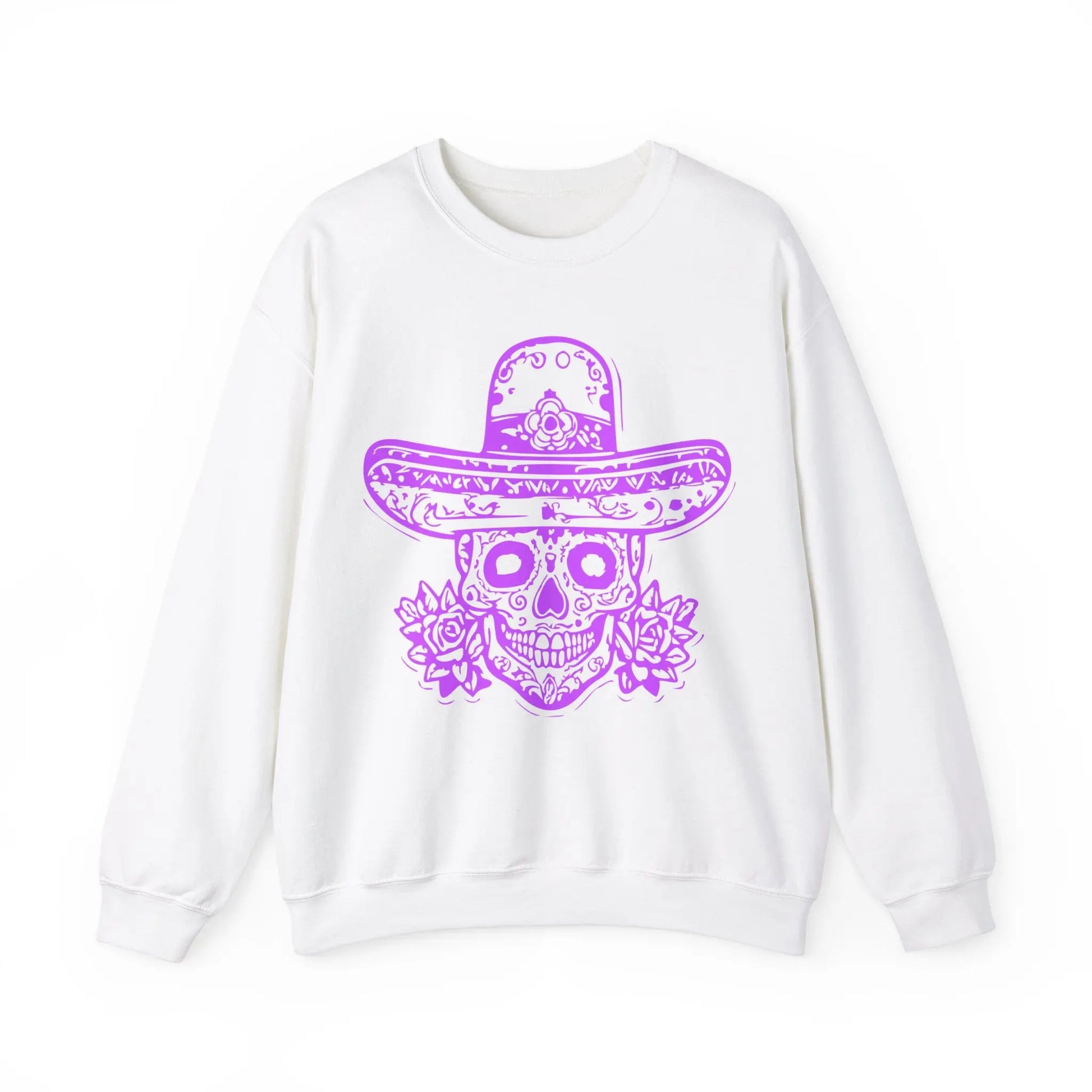 Sweatshirt Vintage avec Crâne et Sombrero(U.E) Printify