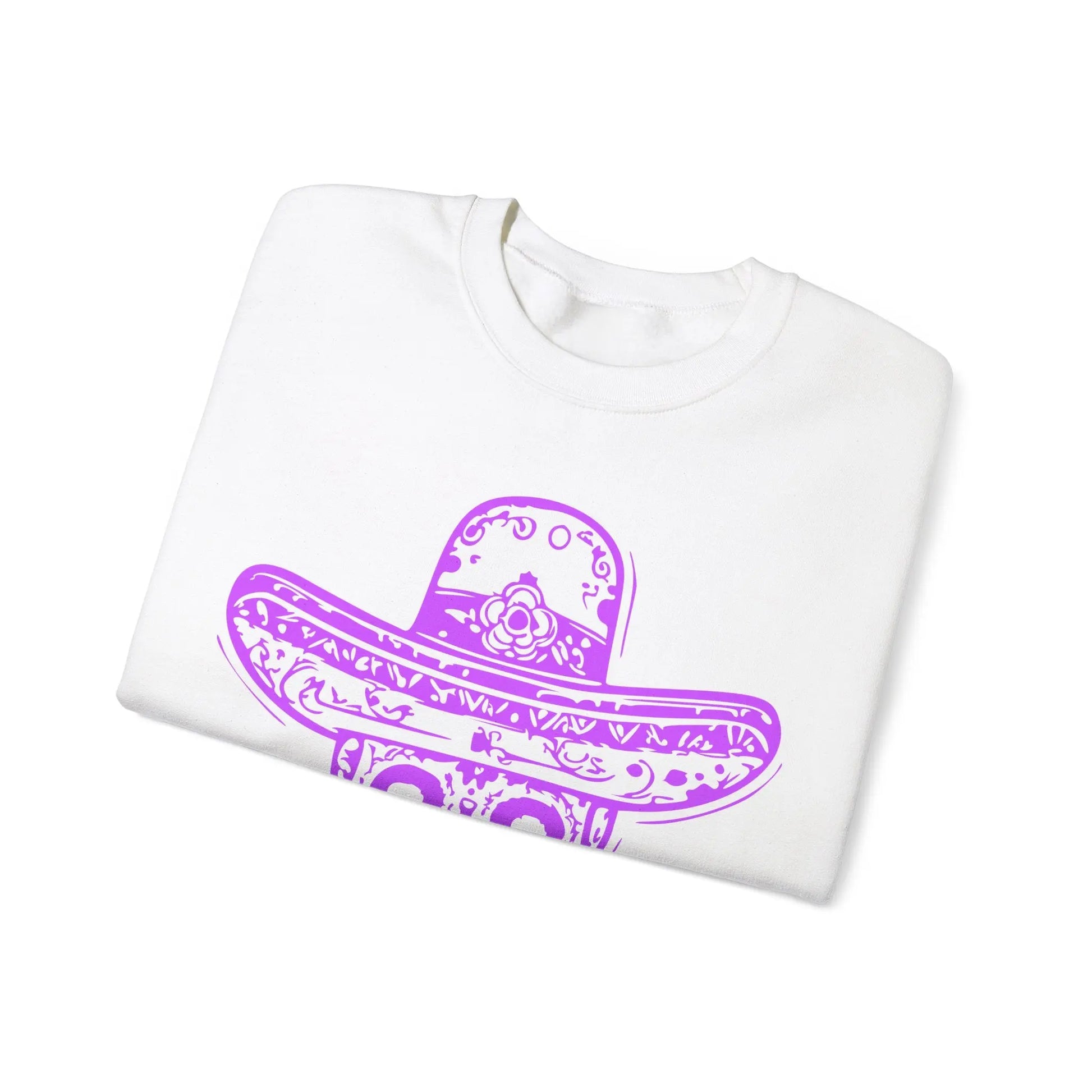 Sweatshirt Vintage avec Crâne et Sombrero(U.E) Printify