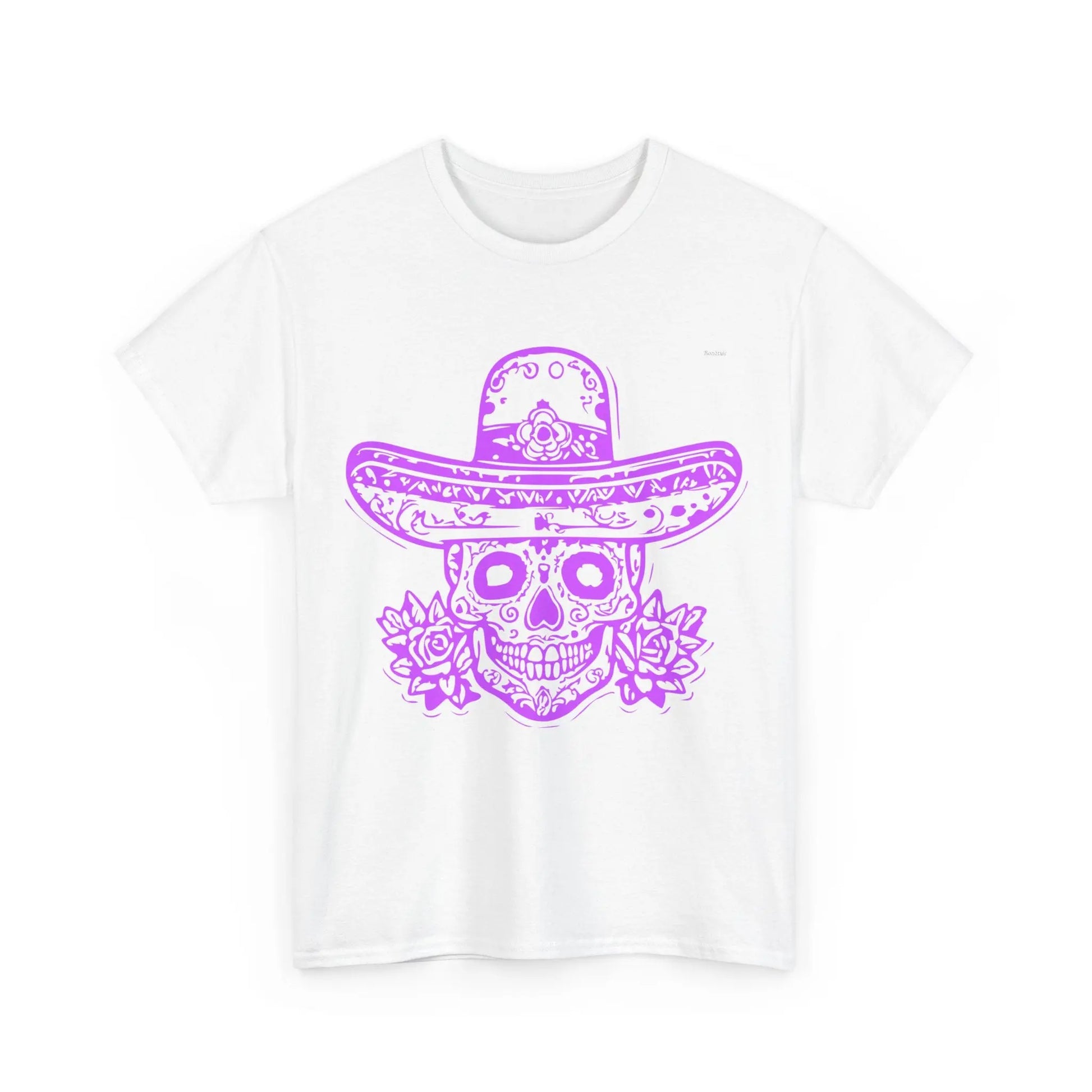 T-shirt Vintage avec Crâne et Sombrero(U.E) Printify