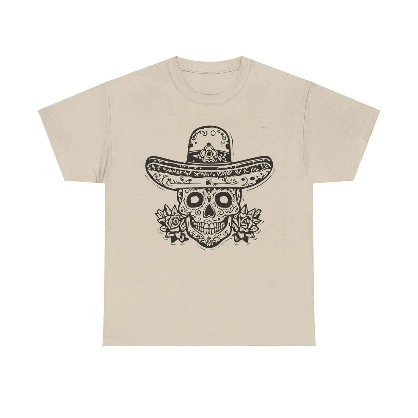 T-shirt Vintage avec Crâne et Sombrero(U.E) Printify