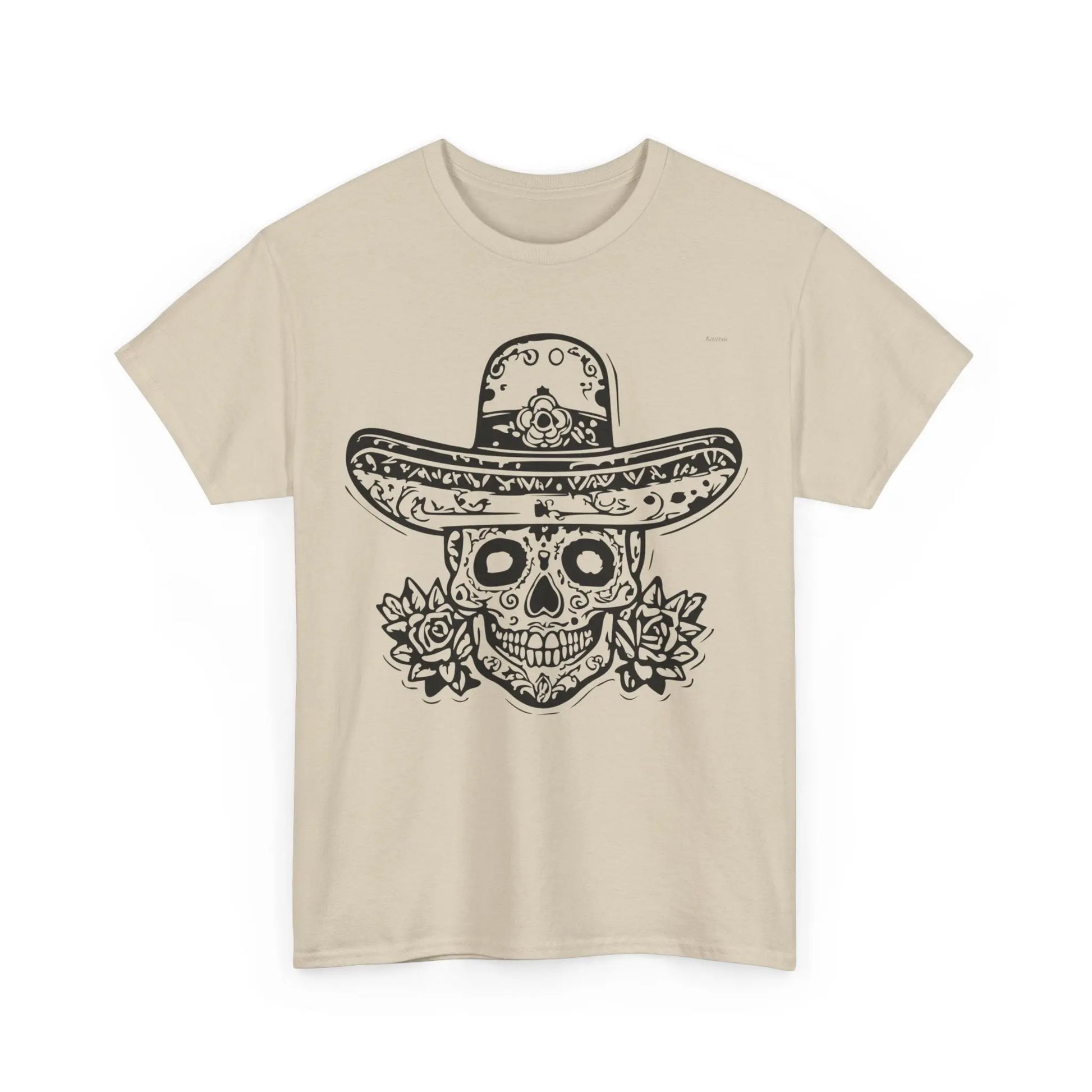T-shirt Vintage avec Crâne et Sombrero(U.E) Printify