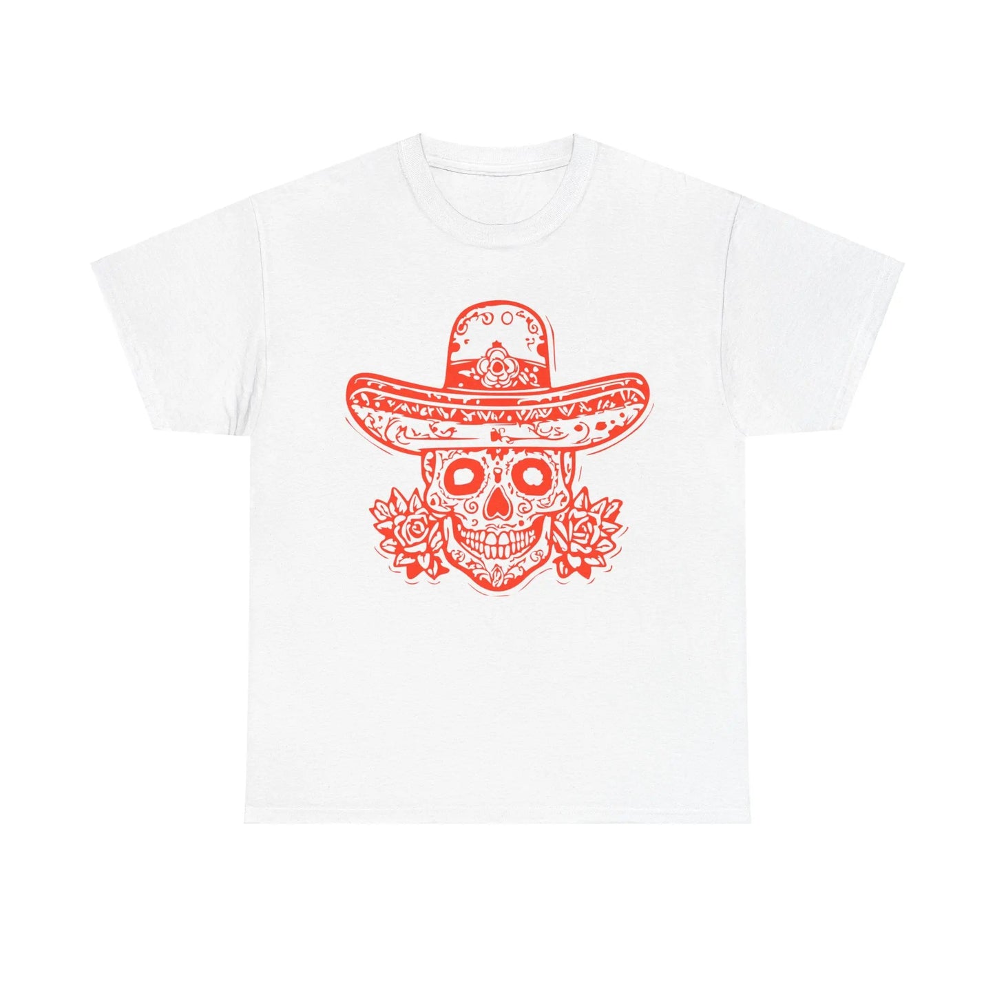 T-shirt Vintage avec Crâne et Sombrero(U.E) Printify