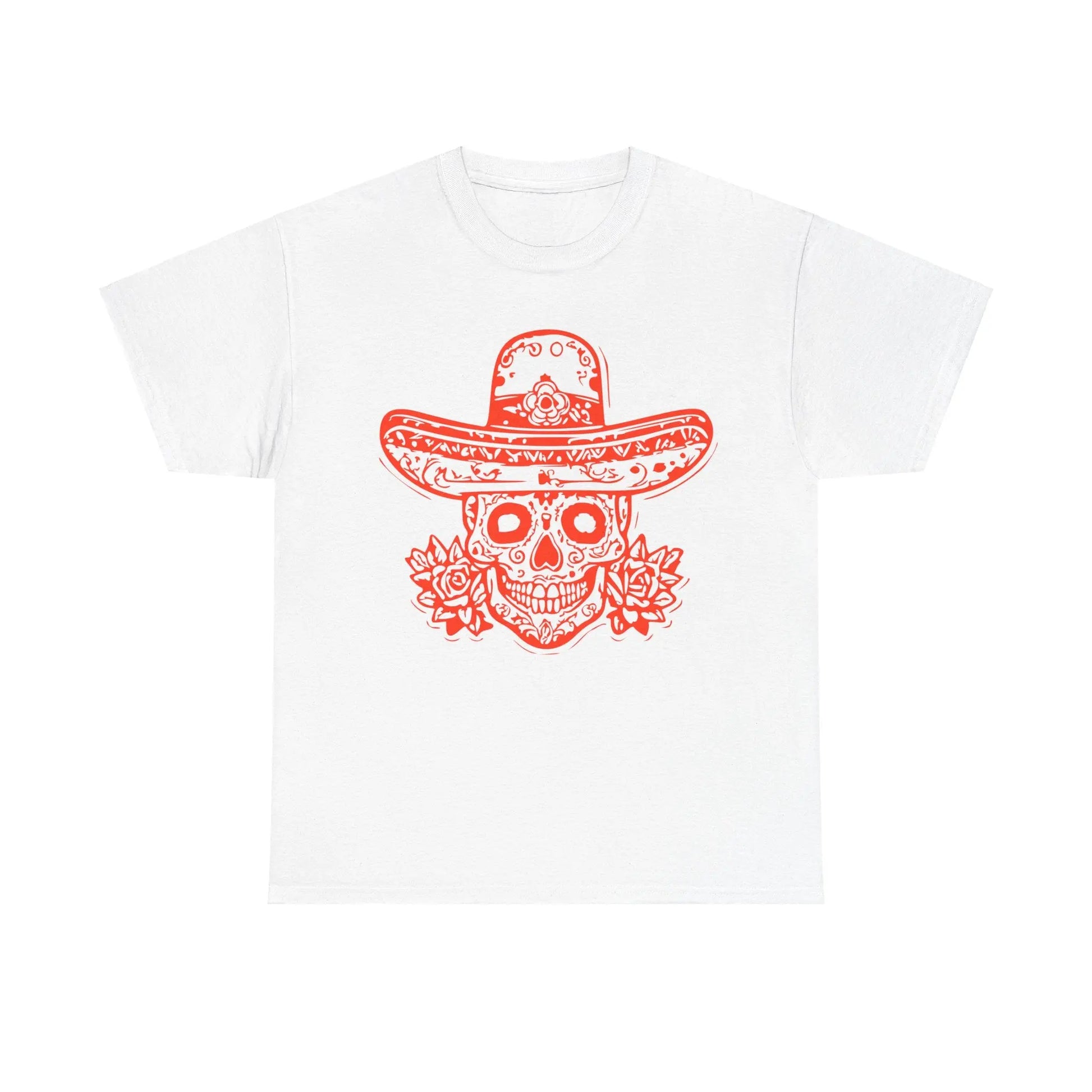T-shirt Vintage avec Crâne et Sombrero(U.E) Printify