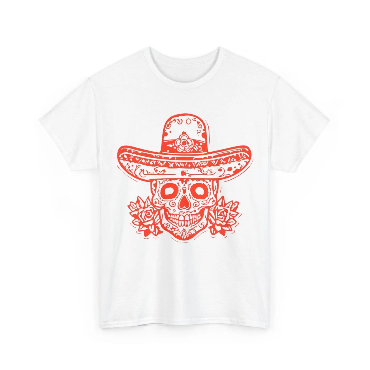 T-shirt Vintage avec Crâne et Sombrero(U.E) Printify