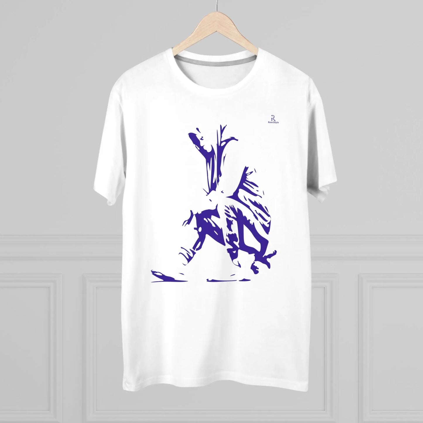 T-shirt "L'Homme de l'Ombre" Bleu Printify